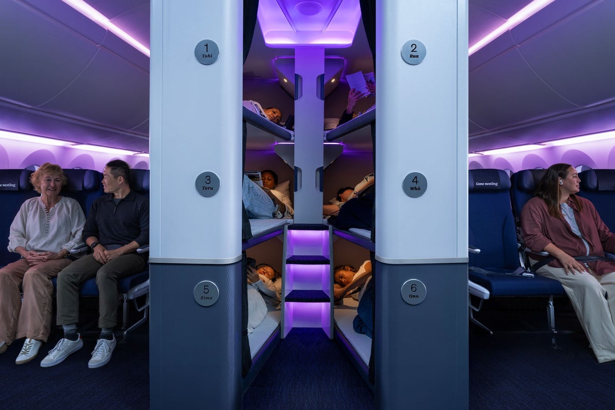 Air New Zealand introduces bunk beds for economy passengers Air New Zealand introduces bunk beds for economy passengers