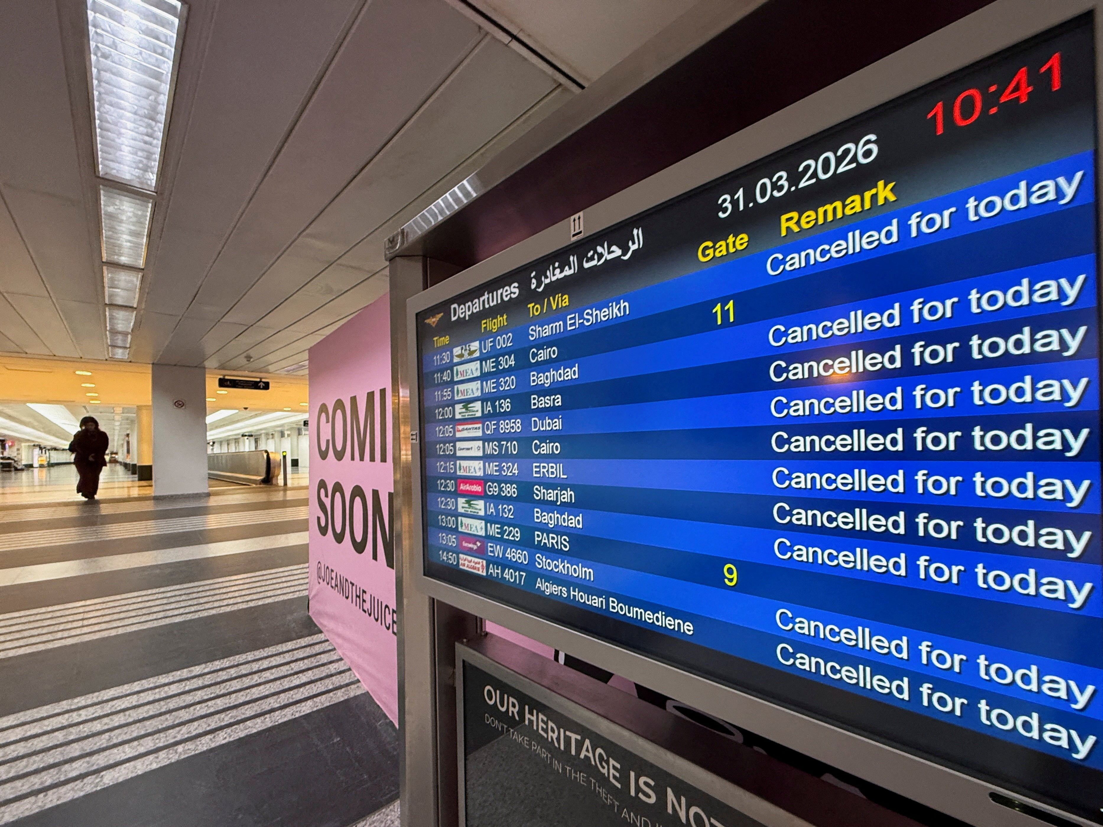 The aviation industry fears flights will be cancelled due to a lack of jet fuel