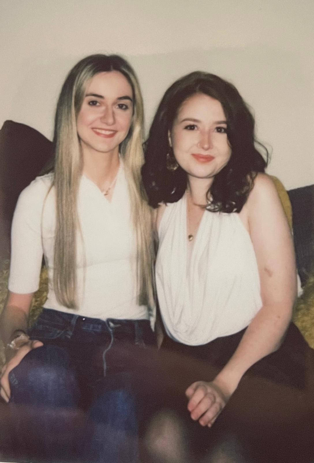 Charlotte, right, pictured with her close friend Phoebe Campbell, left, who is now speaking out about failings in care for people with eating disorders
