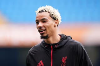 Hugo Ekitike is absent for Liverpool with an Achilles issue