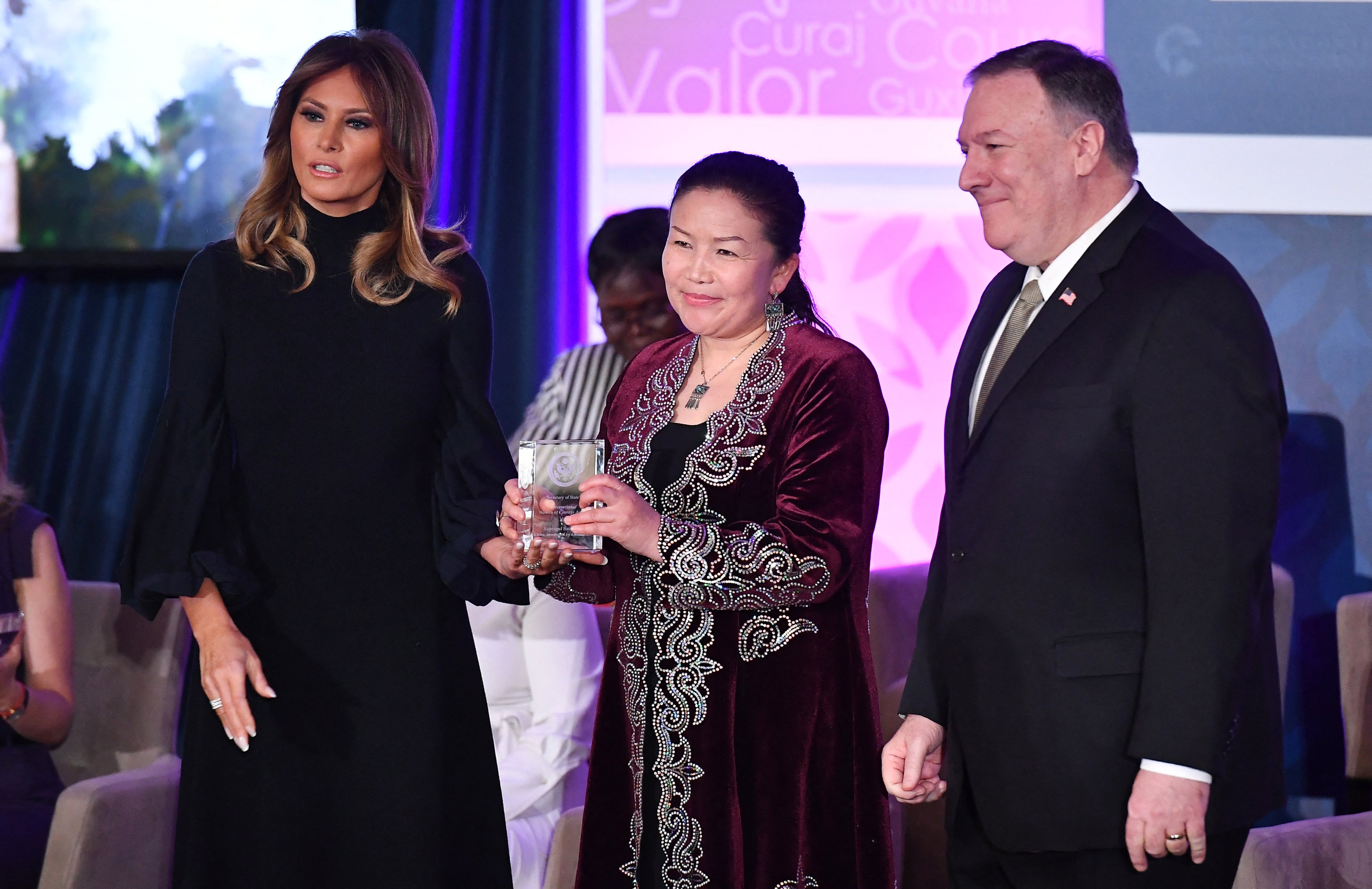 Ms Sauytbay won the International Women of Courage award in 2020