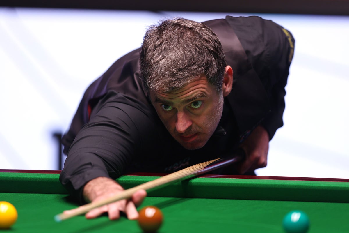 What time is Ronnie O’Sullivan playing at Snooker World Championship?