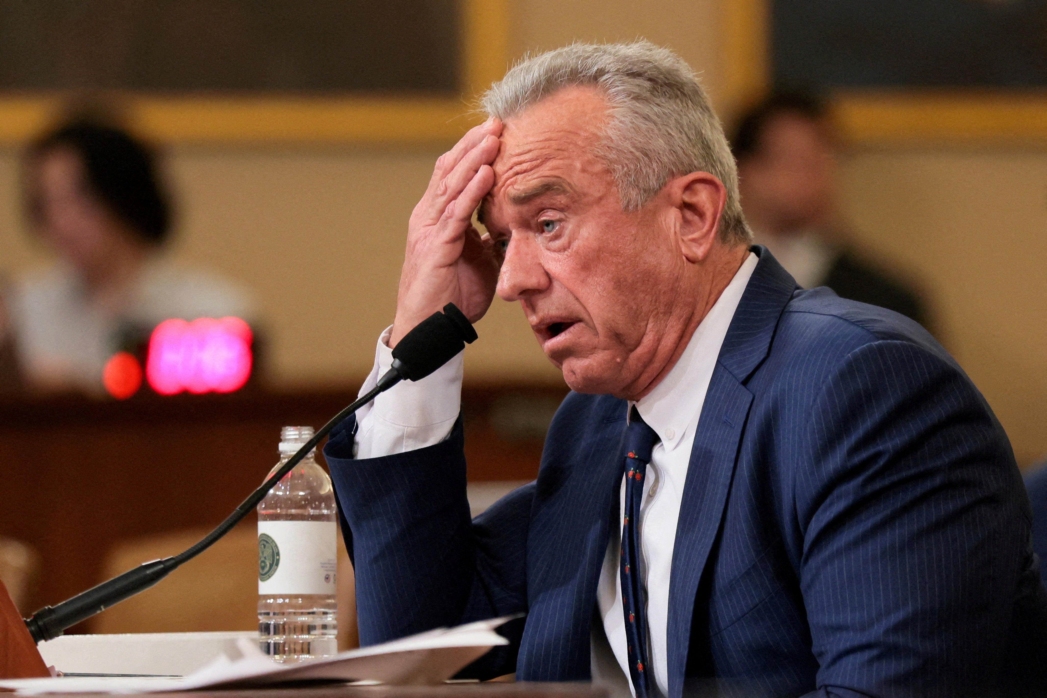 U.S. Health and Human Services Secretary Robert F. Kennedy Jr. testifies in Congress. There he faced questions on his policies and spending time with Kid Rock
