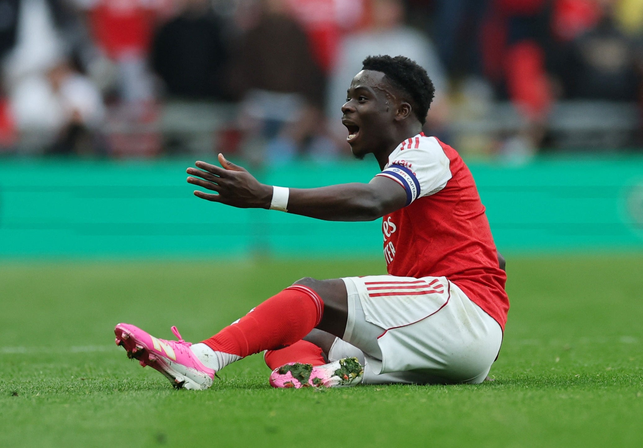 Bukayo Saka looks unlikely to feature against Man City which will limit Arsenal's tactical play
