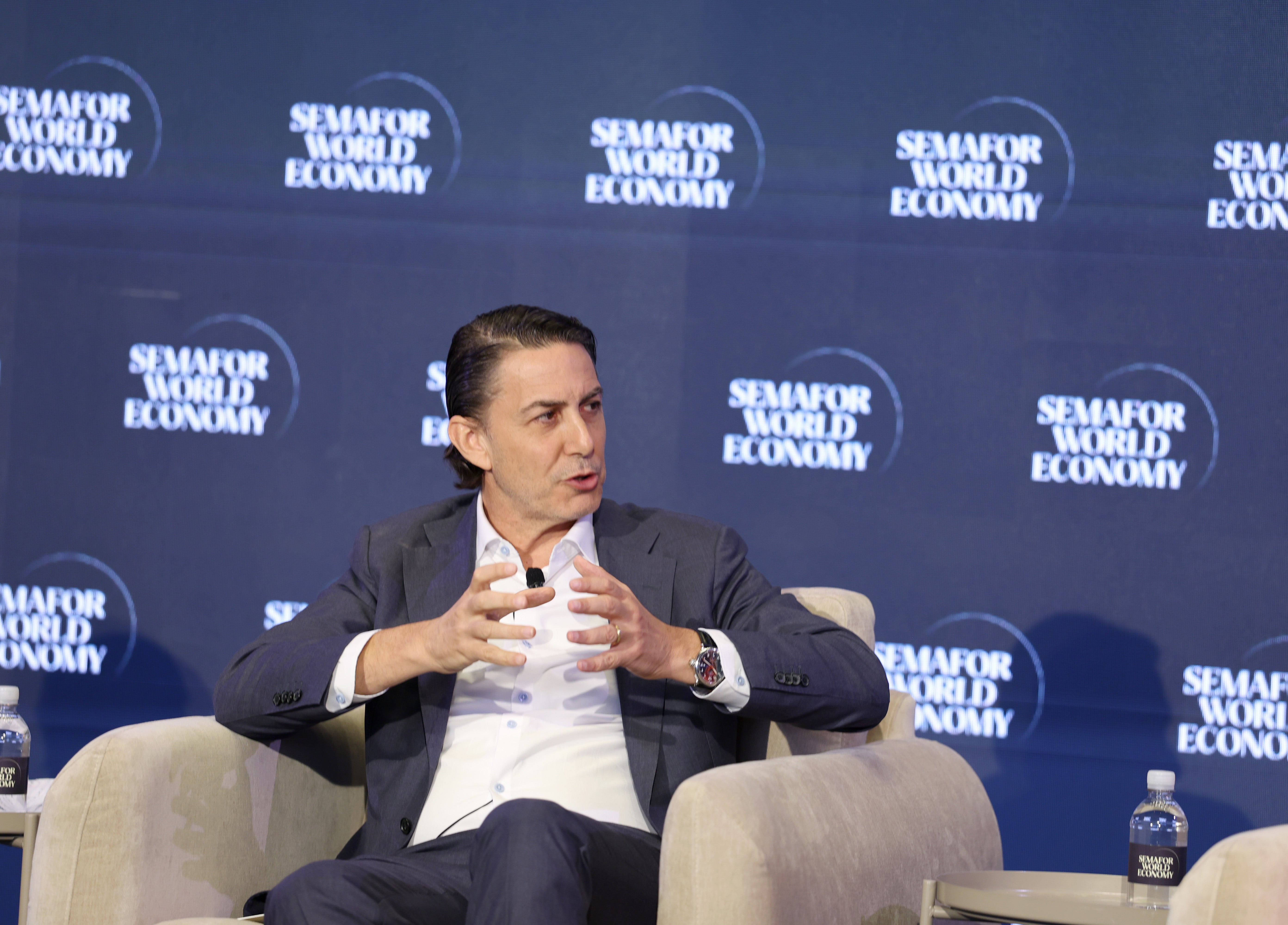 Amos Hochstein (Managing Partner - TWG Global) speaks on stage