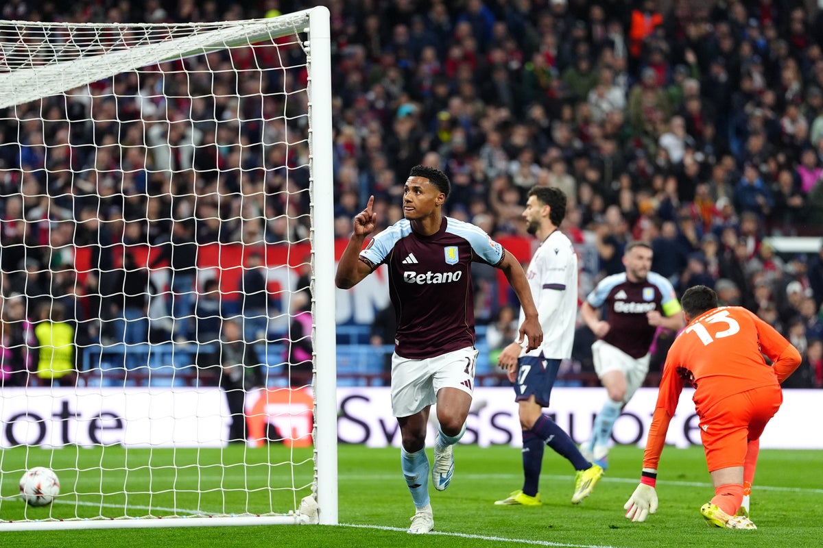 Aston Villa and Nottingham Forest to meet in all-English Europa League semi-final