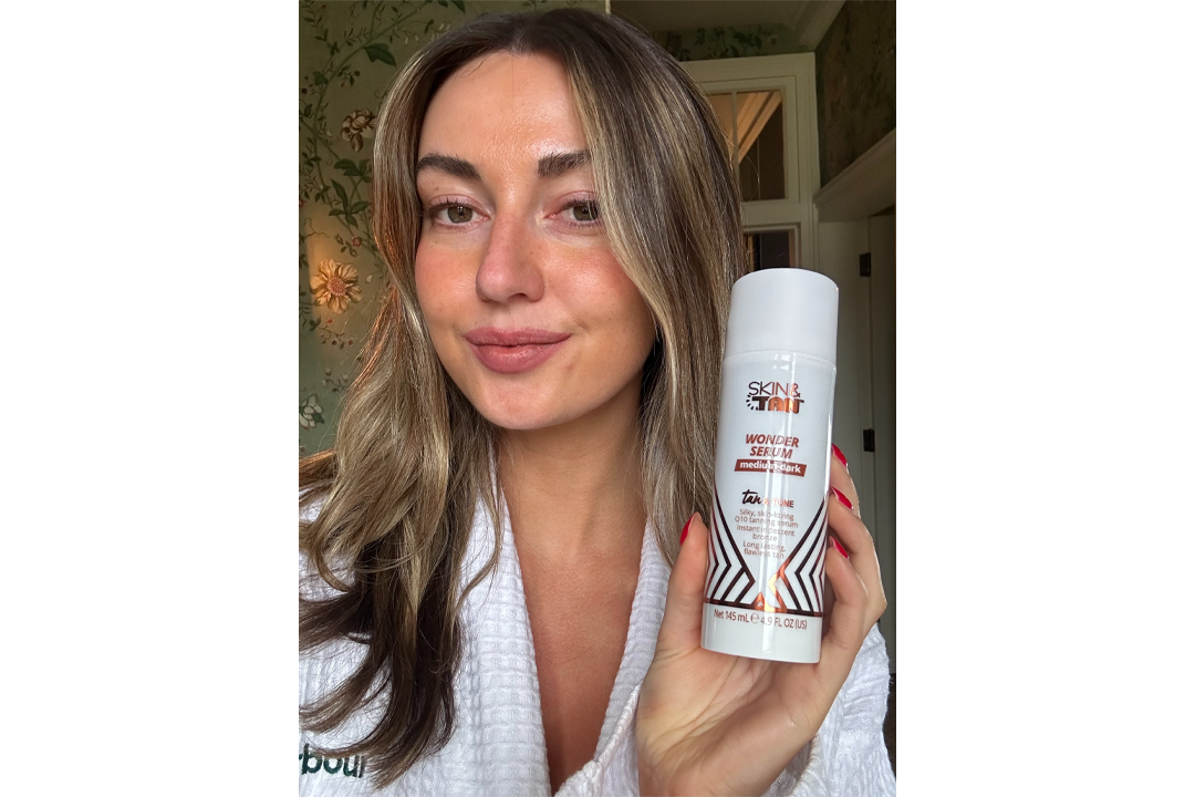 The gradual tan has an instant bronzing effect (Daisy Lester)