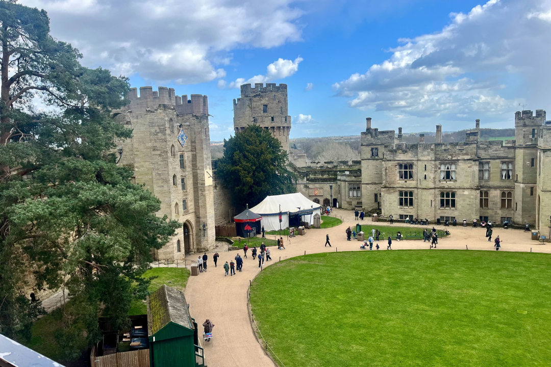 Climb up the towers for spectacular views of the castle grounds and wider Warwick