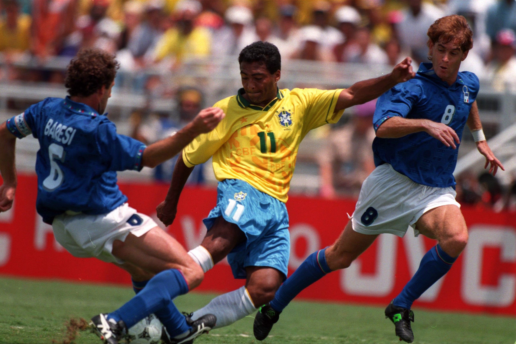 Romario was the star of Brazil’s 1994 triumph