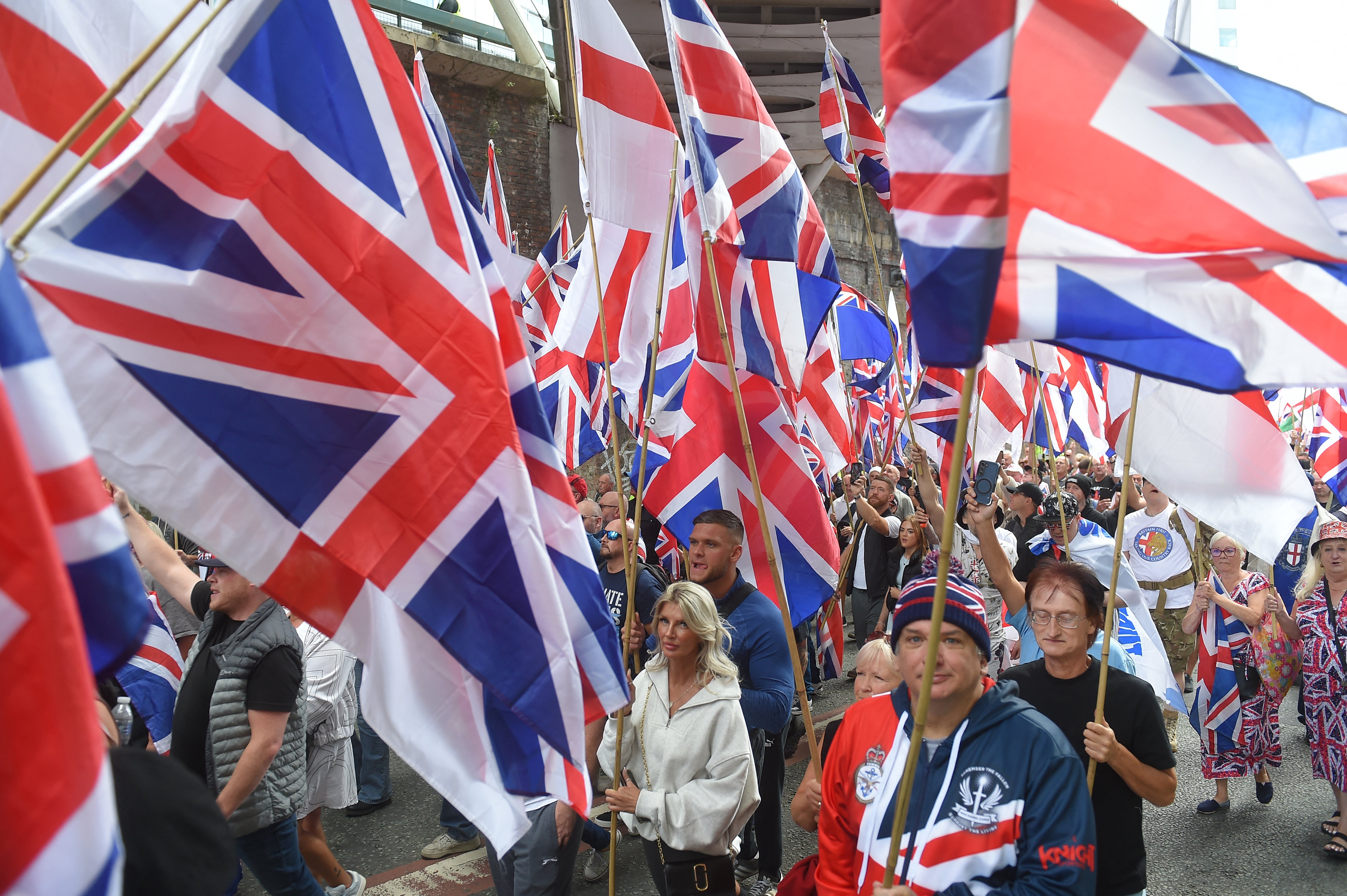 Around 1,000 supporters of the far-right, anti-immigration party Britain First are expected, along with a similar number of far-left counter protesters