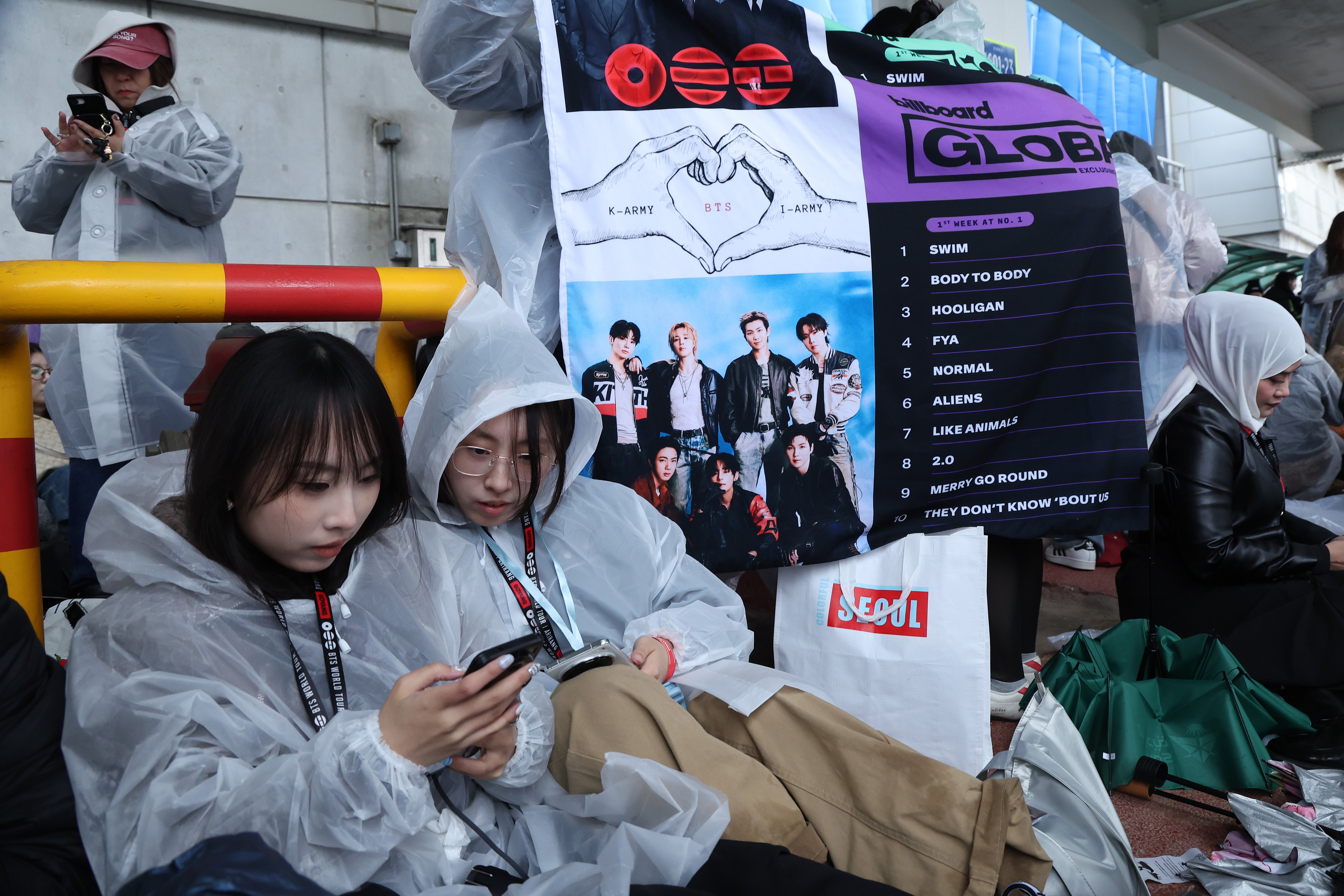 Searches for travel to Seoul rose by 155 per cent within 48 hours of the Arirang tour announcement in January