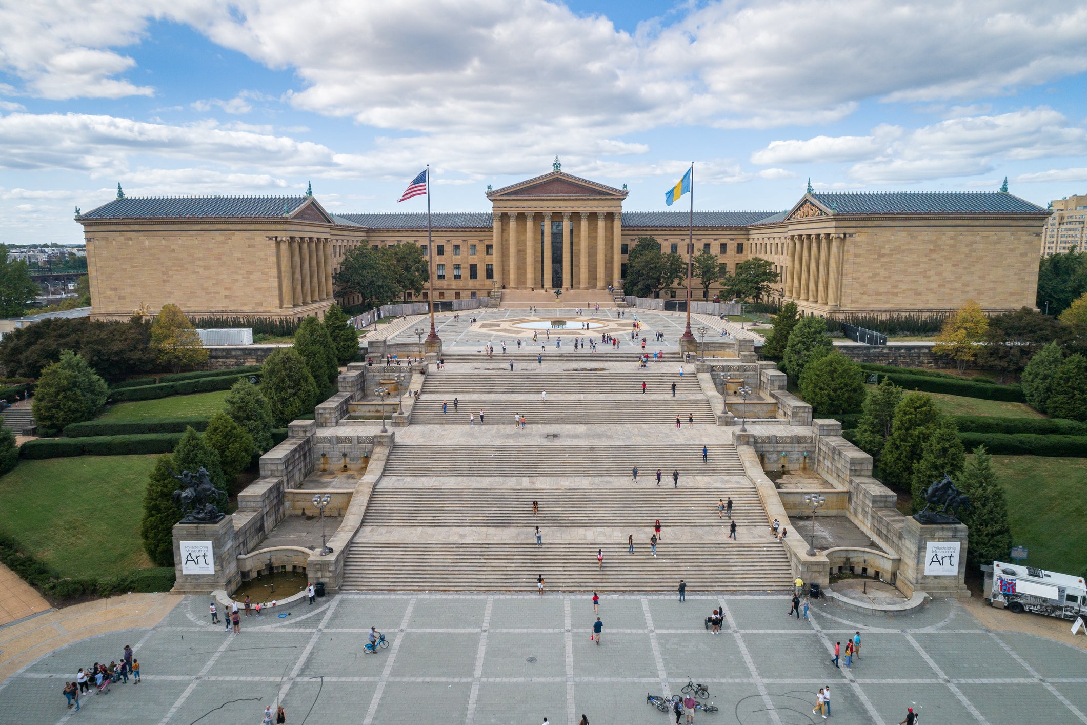 Running up the 'Rocky' steps to the Philadelphia Museum of Art is a rite of passage (Getty Images)