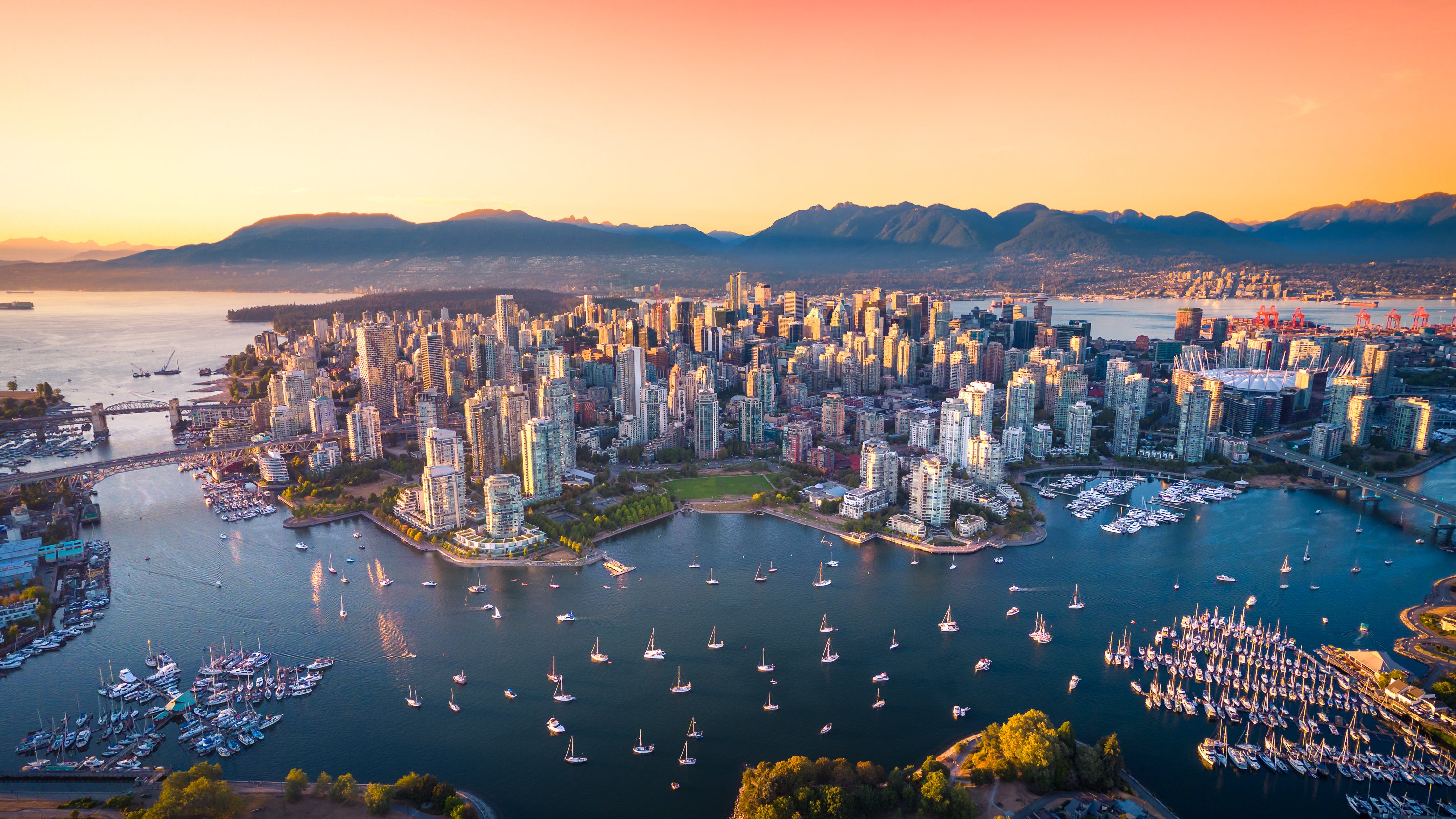 Vancouver has an outdoorsy vibe thanks to its scenic setting