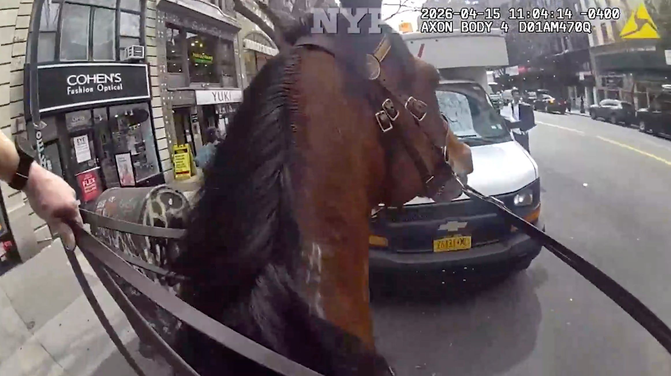 Mounted Police Officer Chase