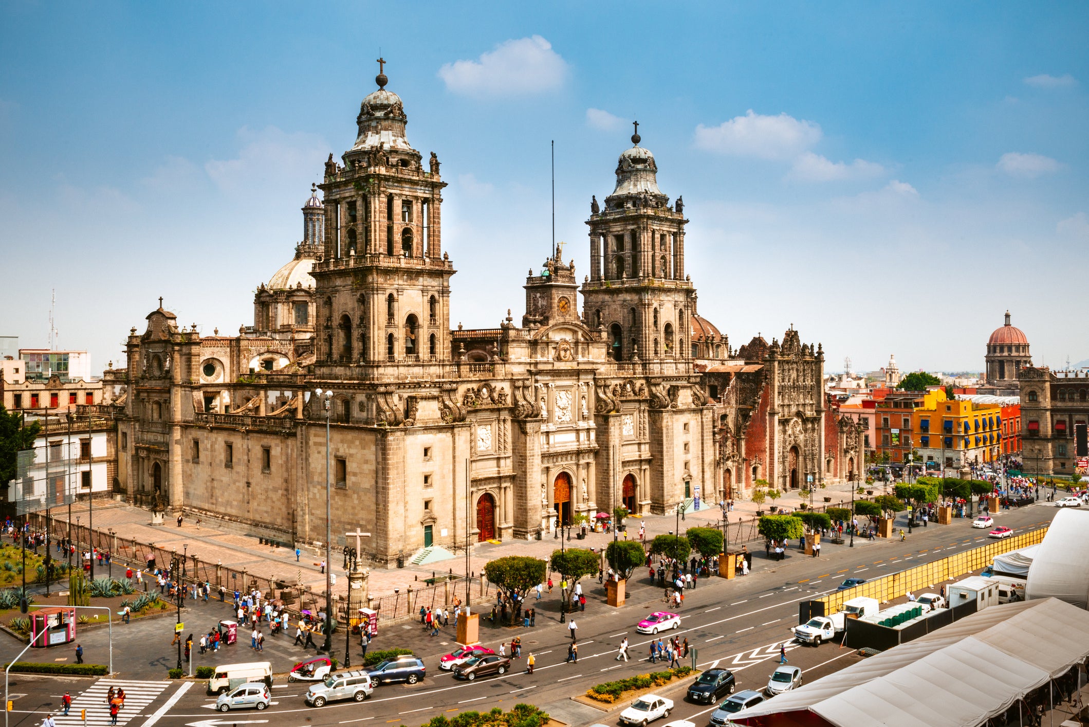 Mexico City's Metropolitan Cathedral is the largest in Latin America