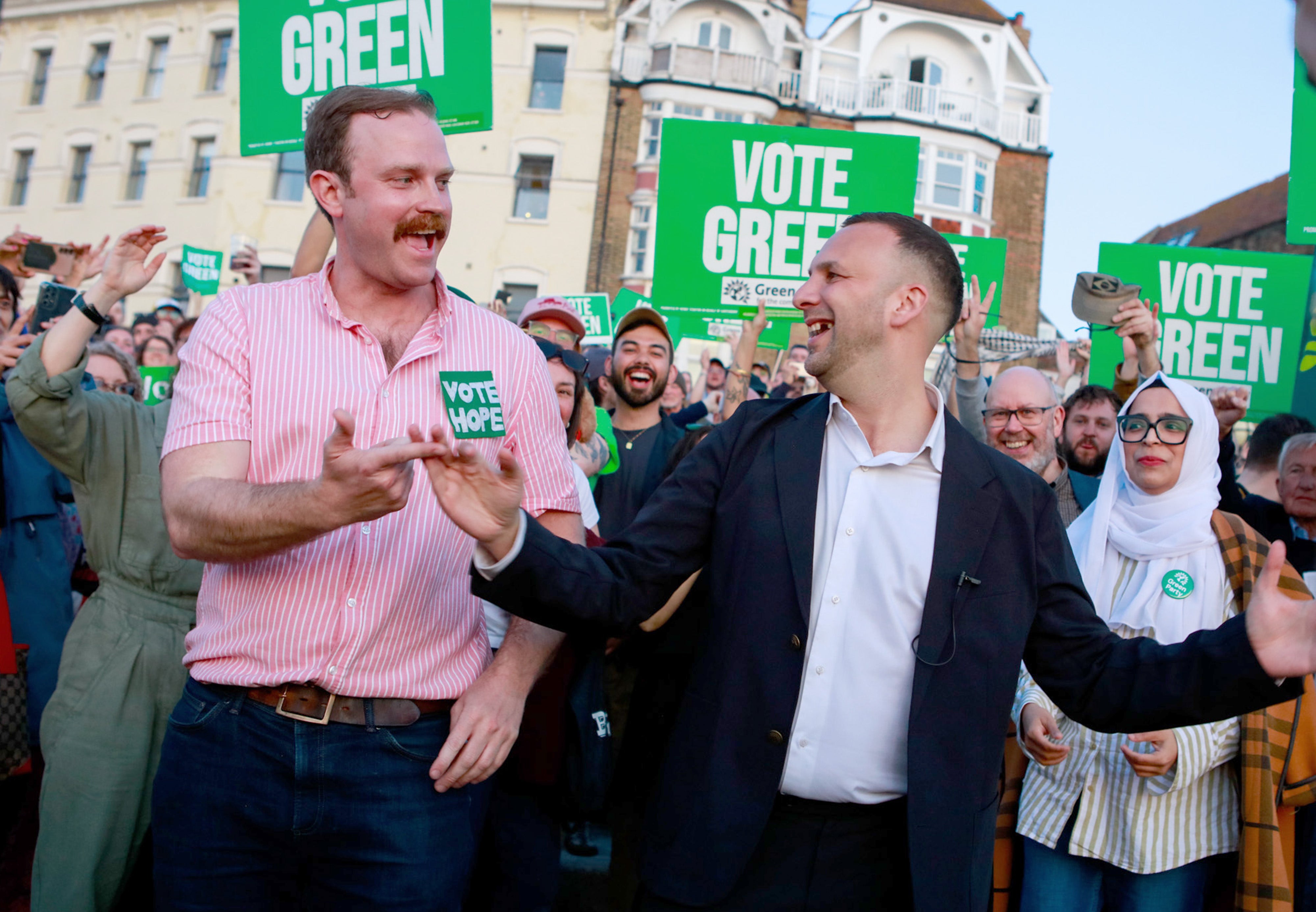 The Greens have surged in popularity since Zack Polanski became leader in September