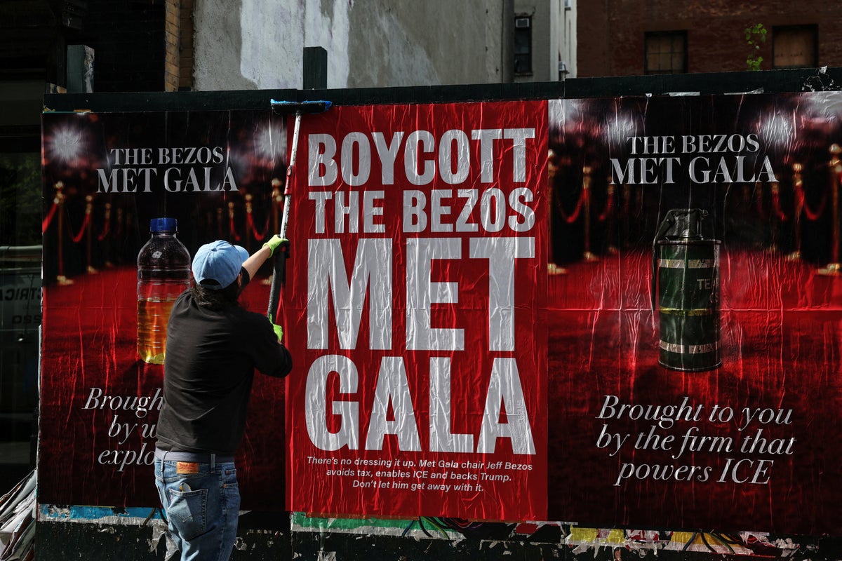 Calls for Met Gala boycott overJeff Bezos sponsorship