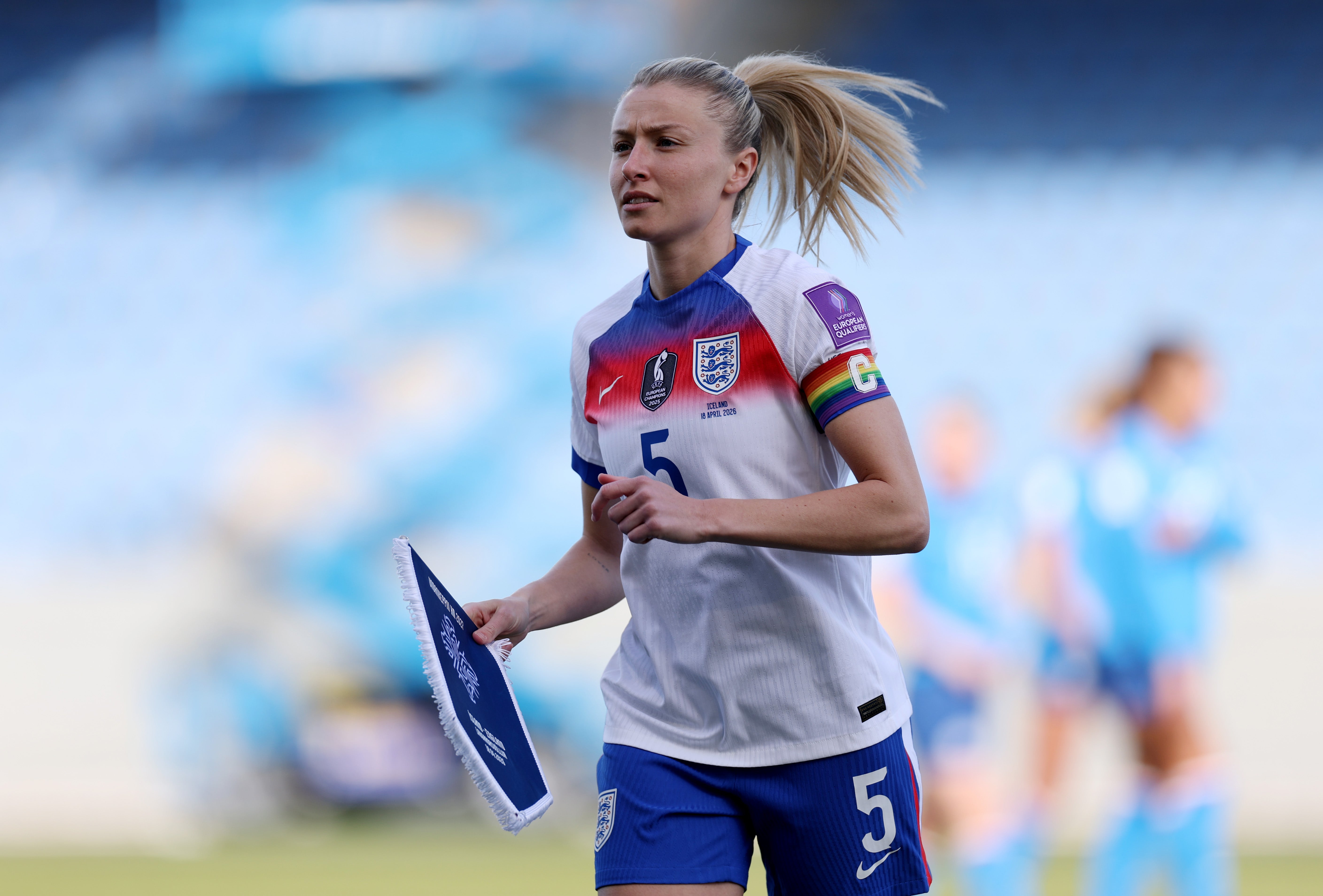 Leah Williamson returned to the England line-up after overcoming injury