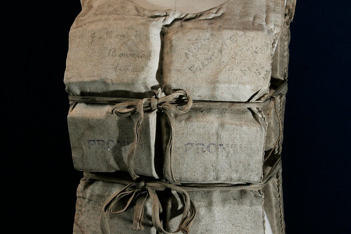Life jacket worn by a passenger who survived the Titanic auctioned off for over $900,000