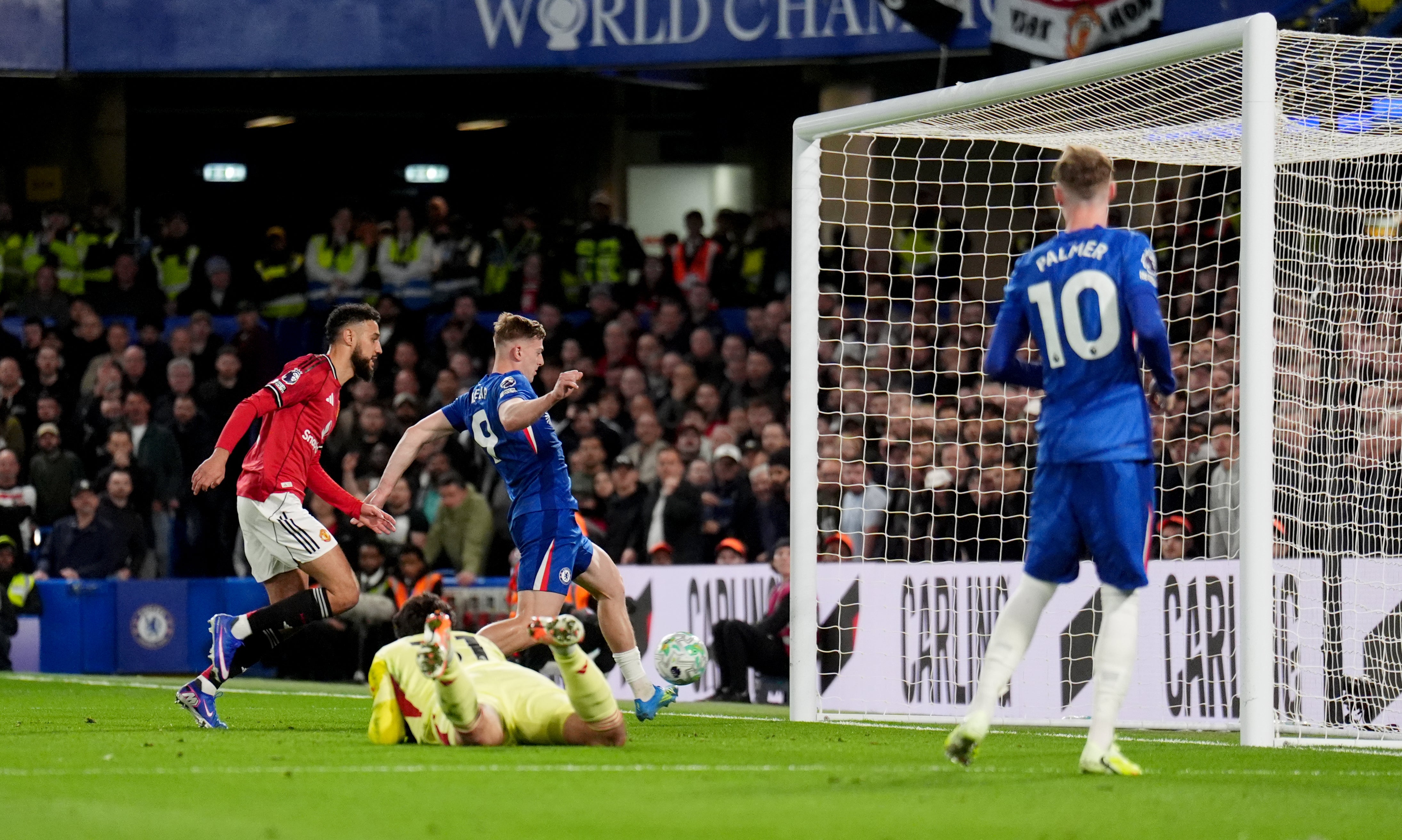 Delap bundled in early on but Cole Palmer had strayed offside in the build-up