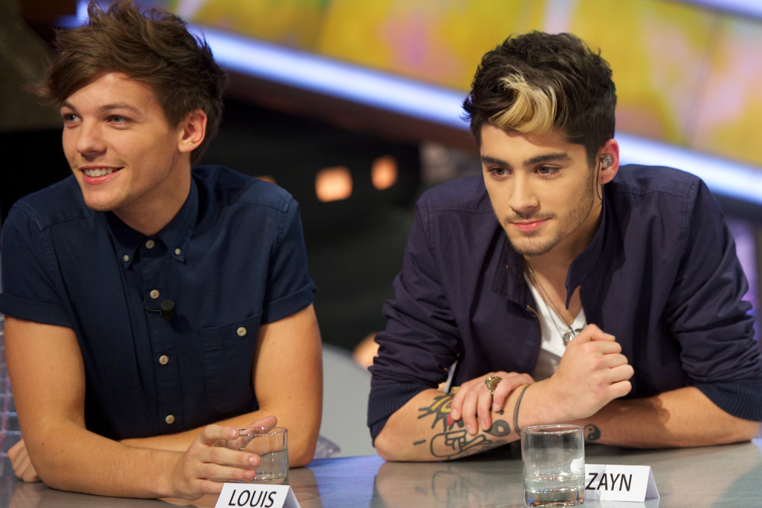 Louis Tomlinson and Zayn Malik pictured together in 2012