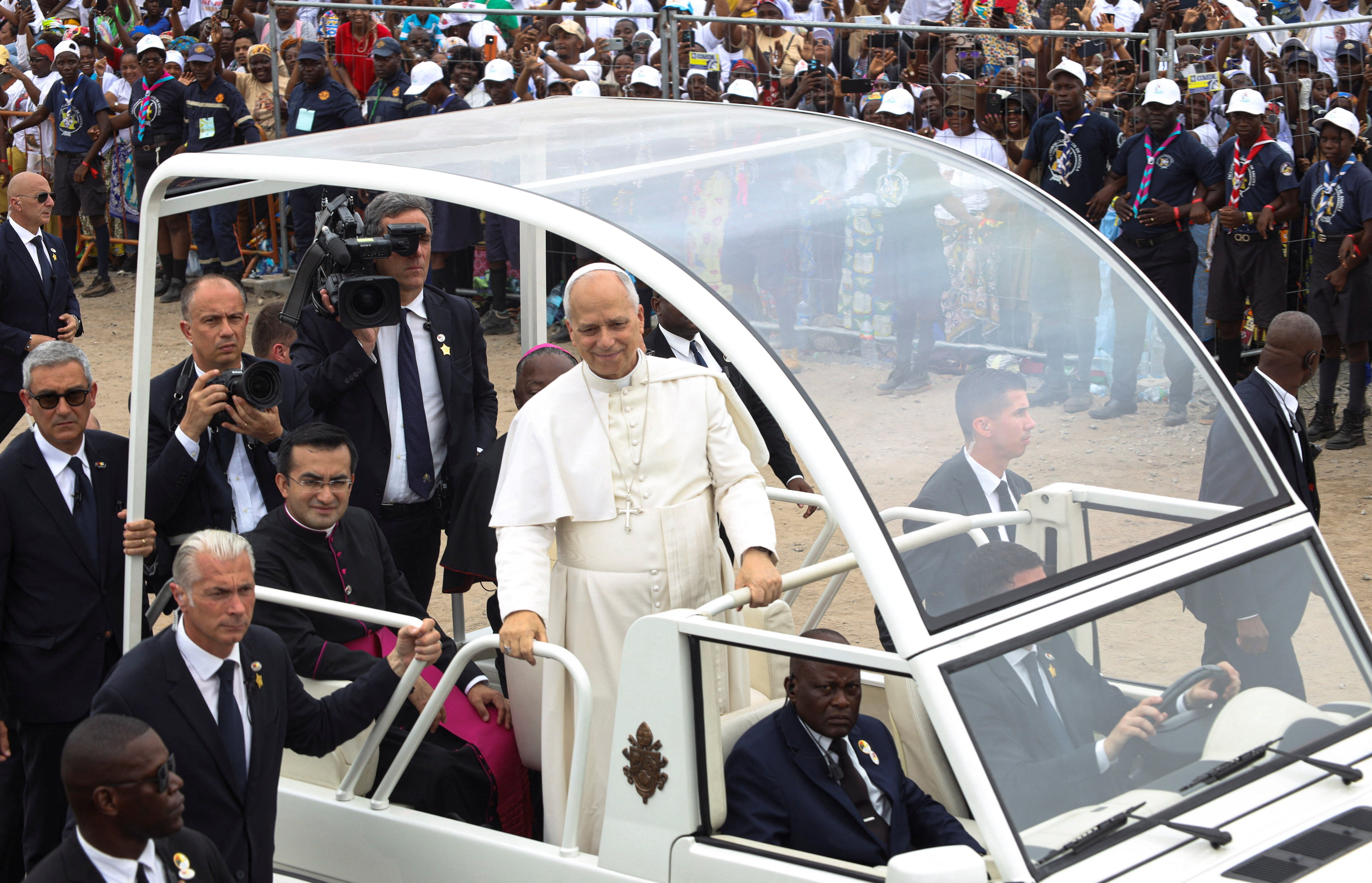 Pope Leo calls for ‘weapons to fall silent’ in Ukraine and commends ceasefire in Lebanon