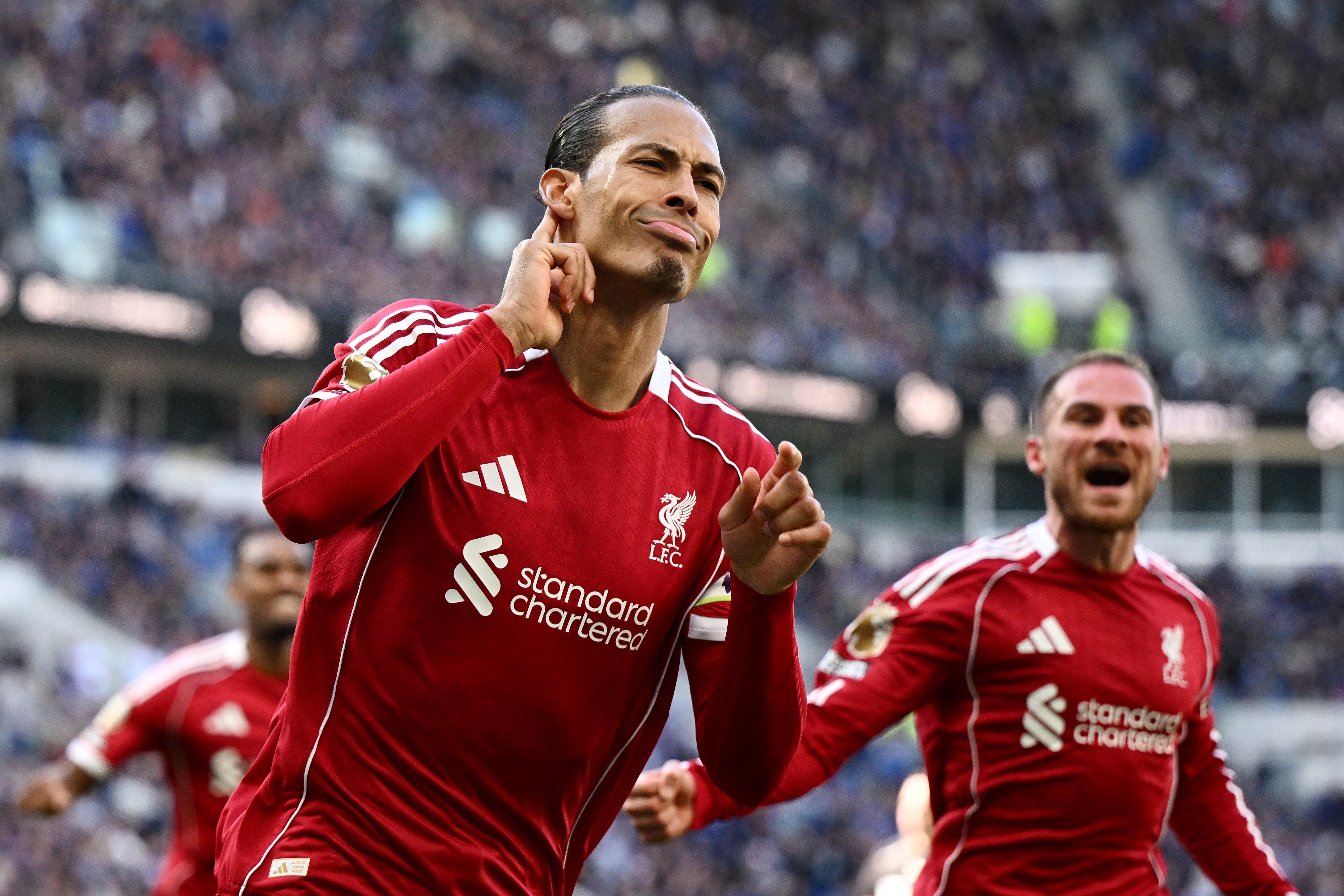 Everton’s future is bright, but Virgil van Dijk and Liverpool bring a painful reminder