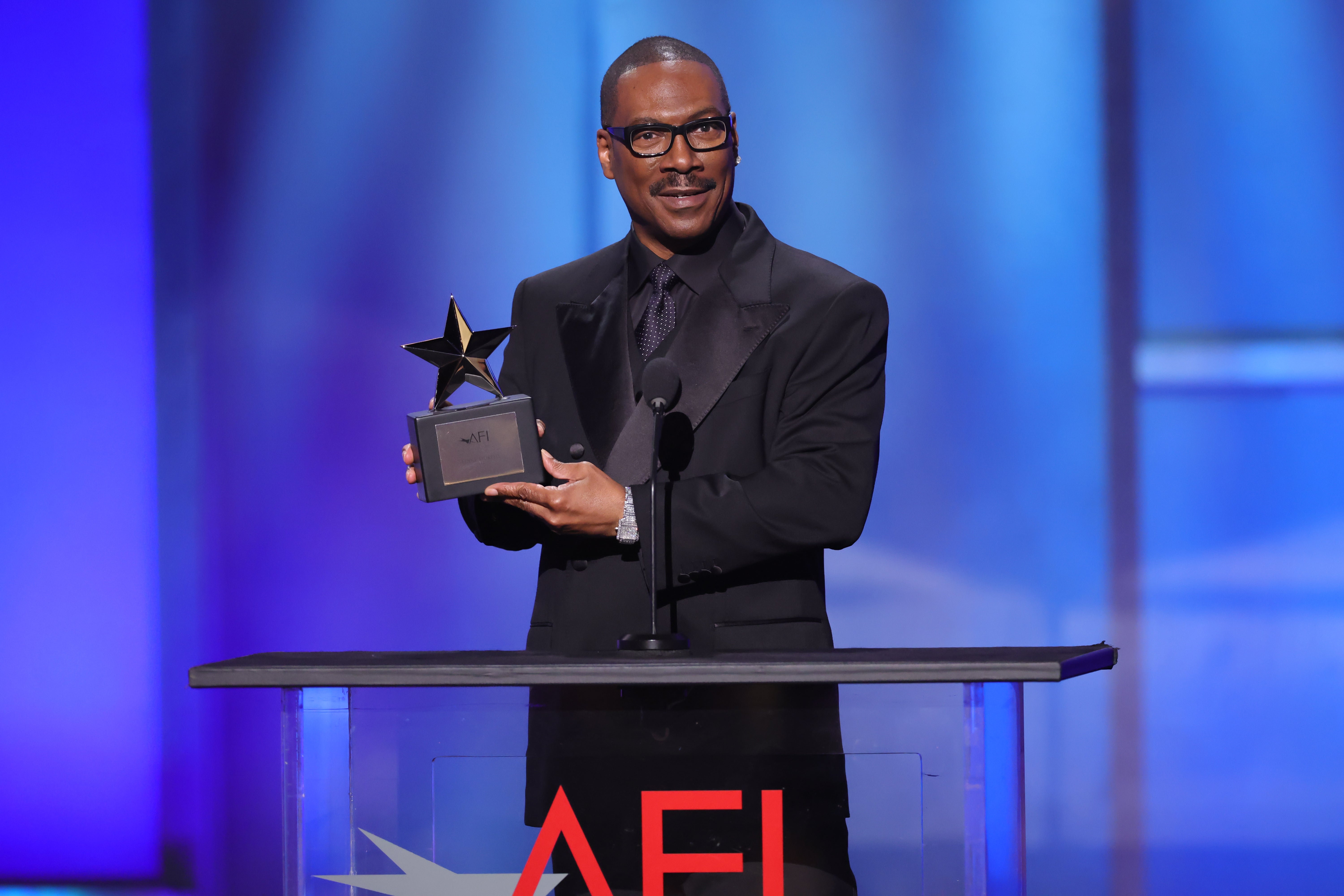 Eddie Murphy was honored with the AFI lifetime achievement award Saturday