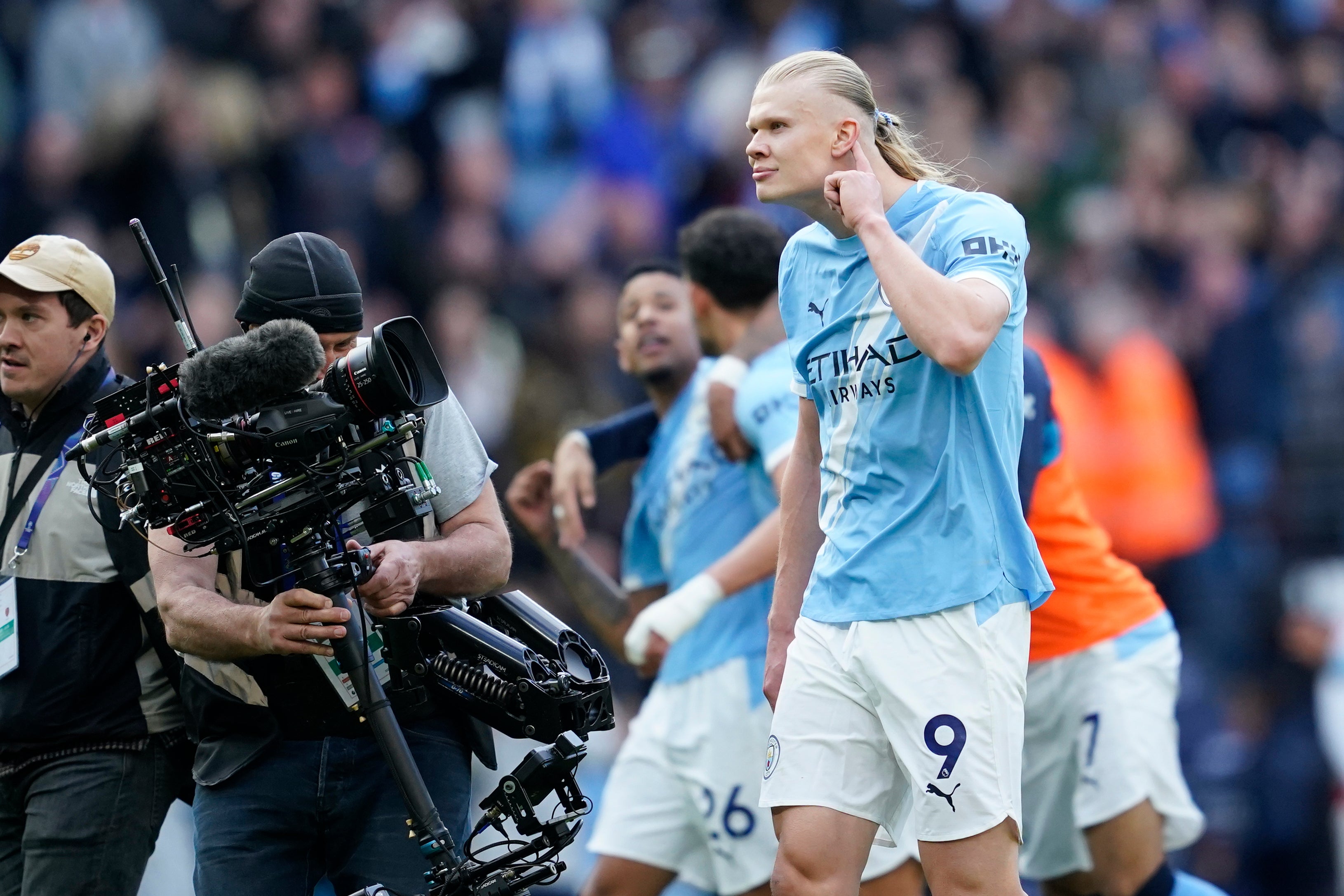 Erling Haaland provided the key moment for Man City