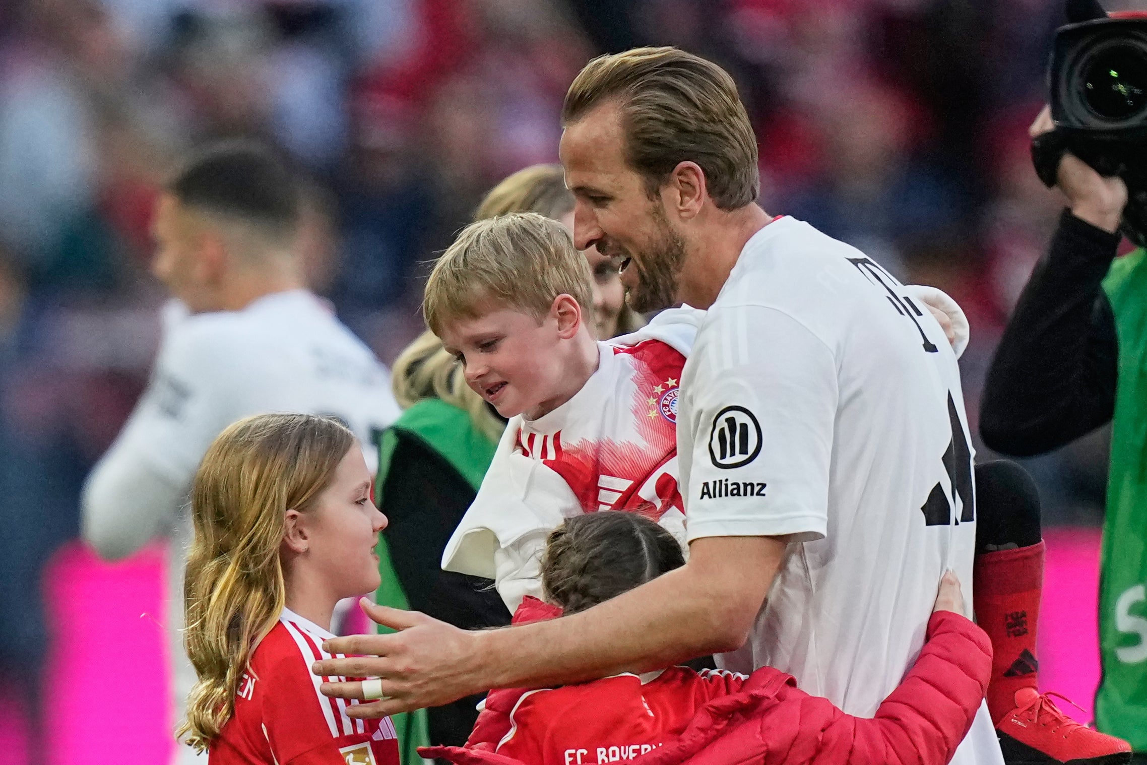Harry Kane helped Bayern Munich seal the Bundesliga title once more