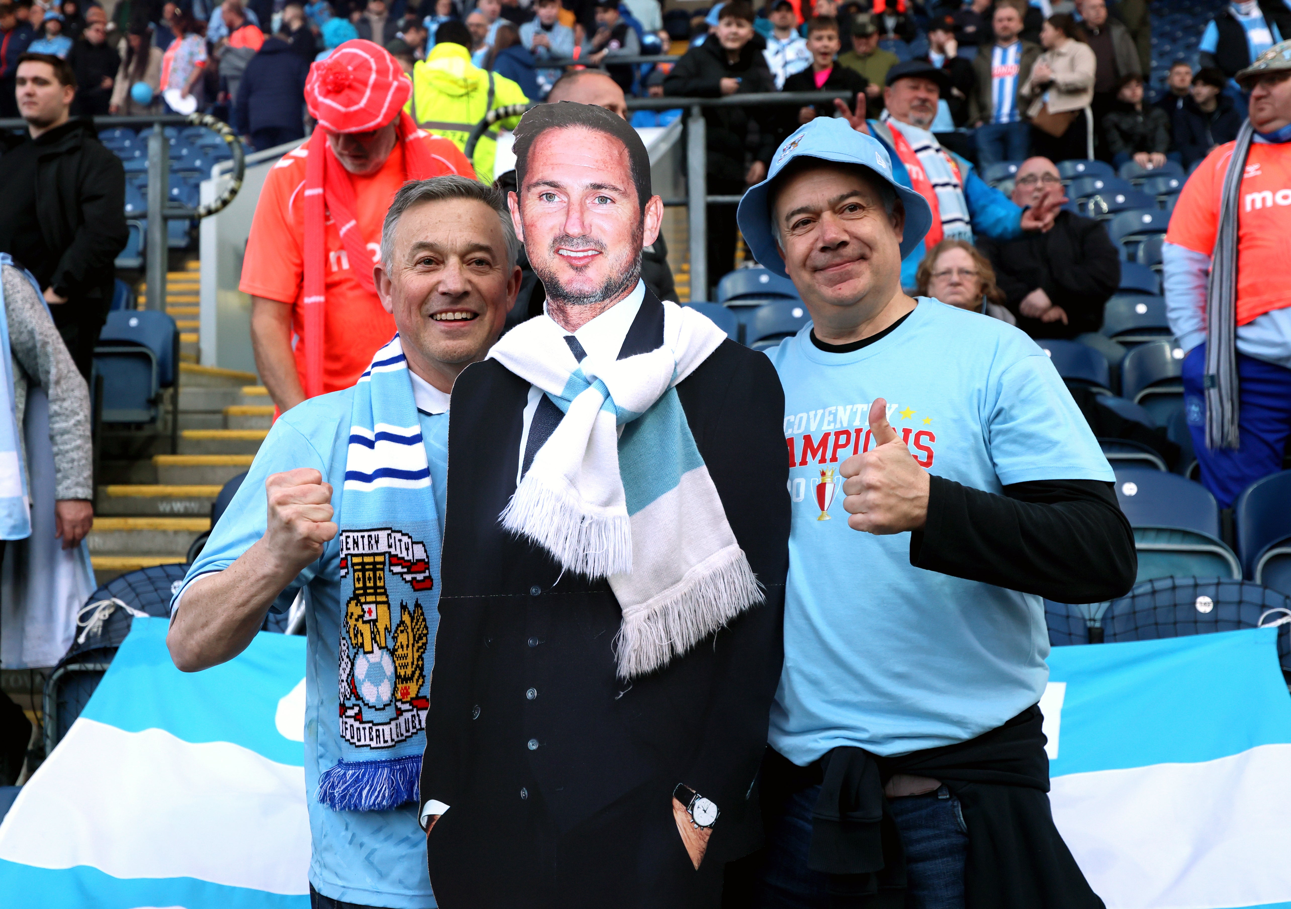 Lampard has built a rapport with Coventry fans