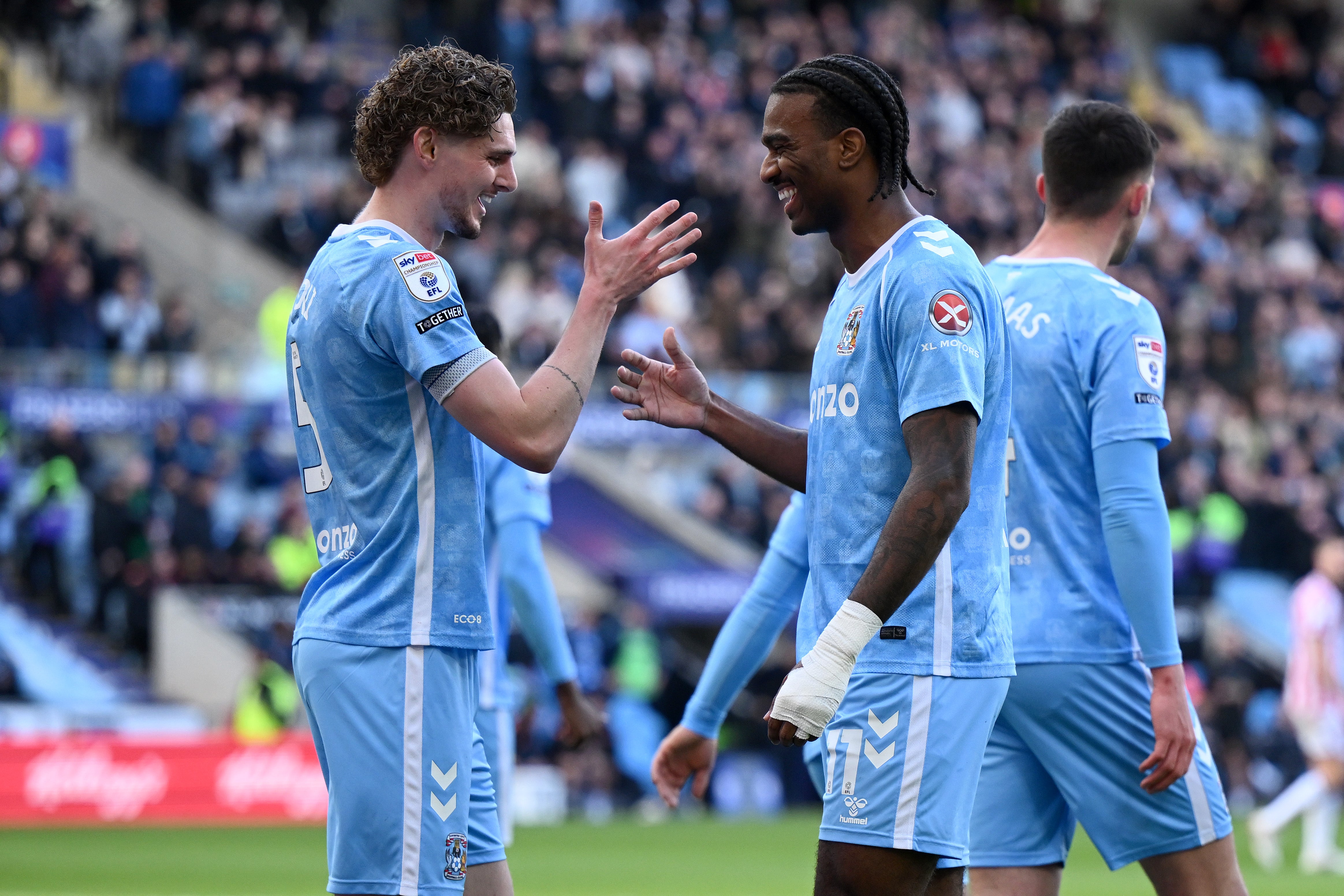 Jack Rudoni and Haji Wright have been important figures in the club's promotion season