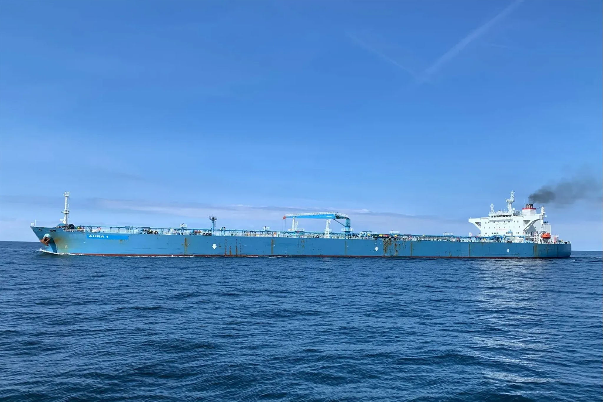 Two Russian shadow fleet tankers spotted crossing British waters