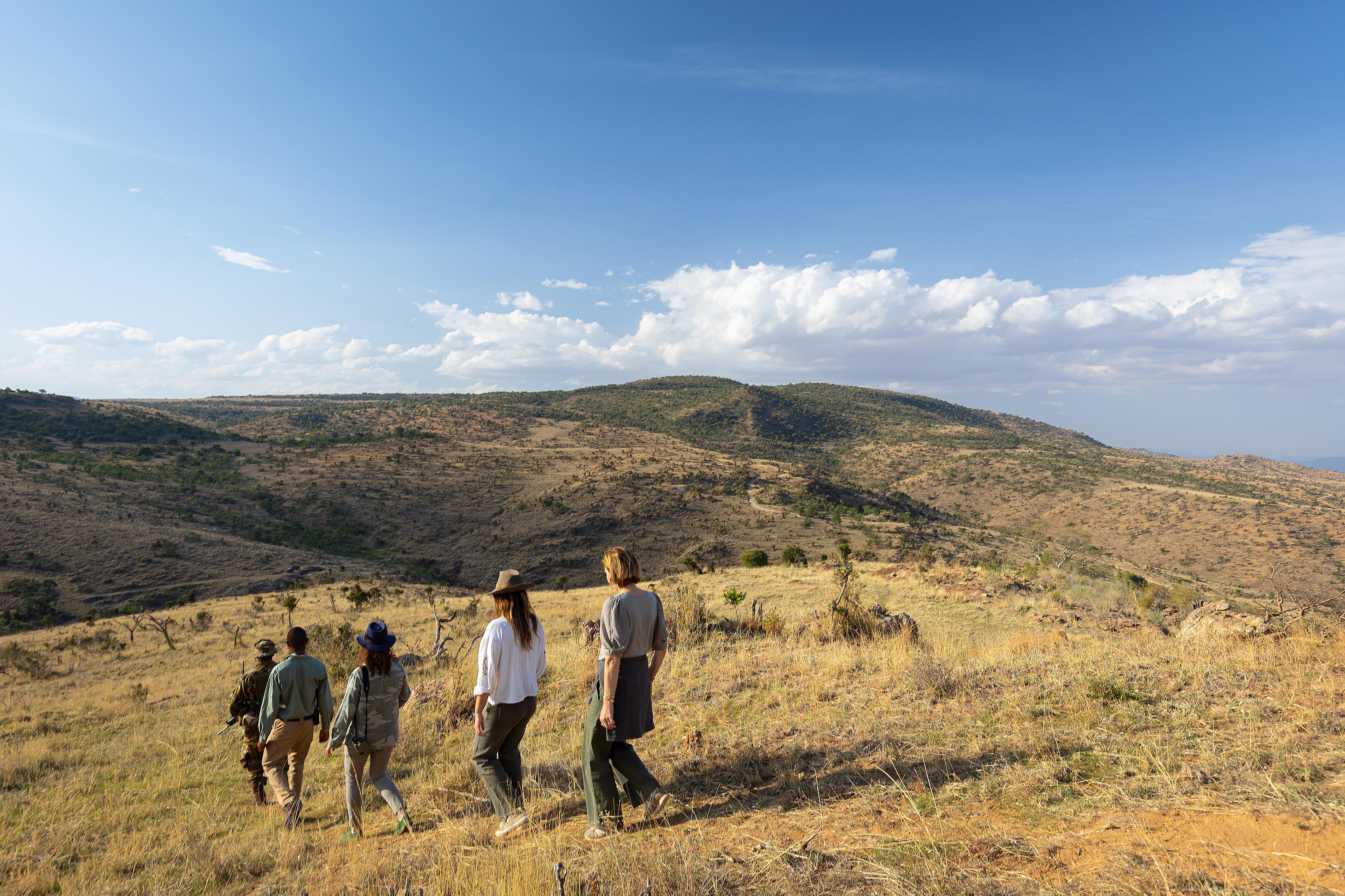 Going on foot is the best way to experience central Kenya’s untamed wildlife