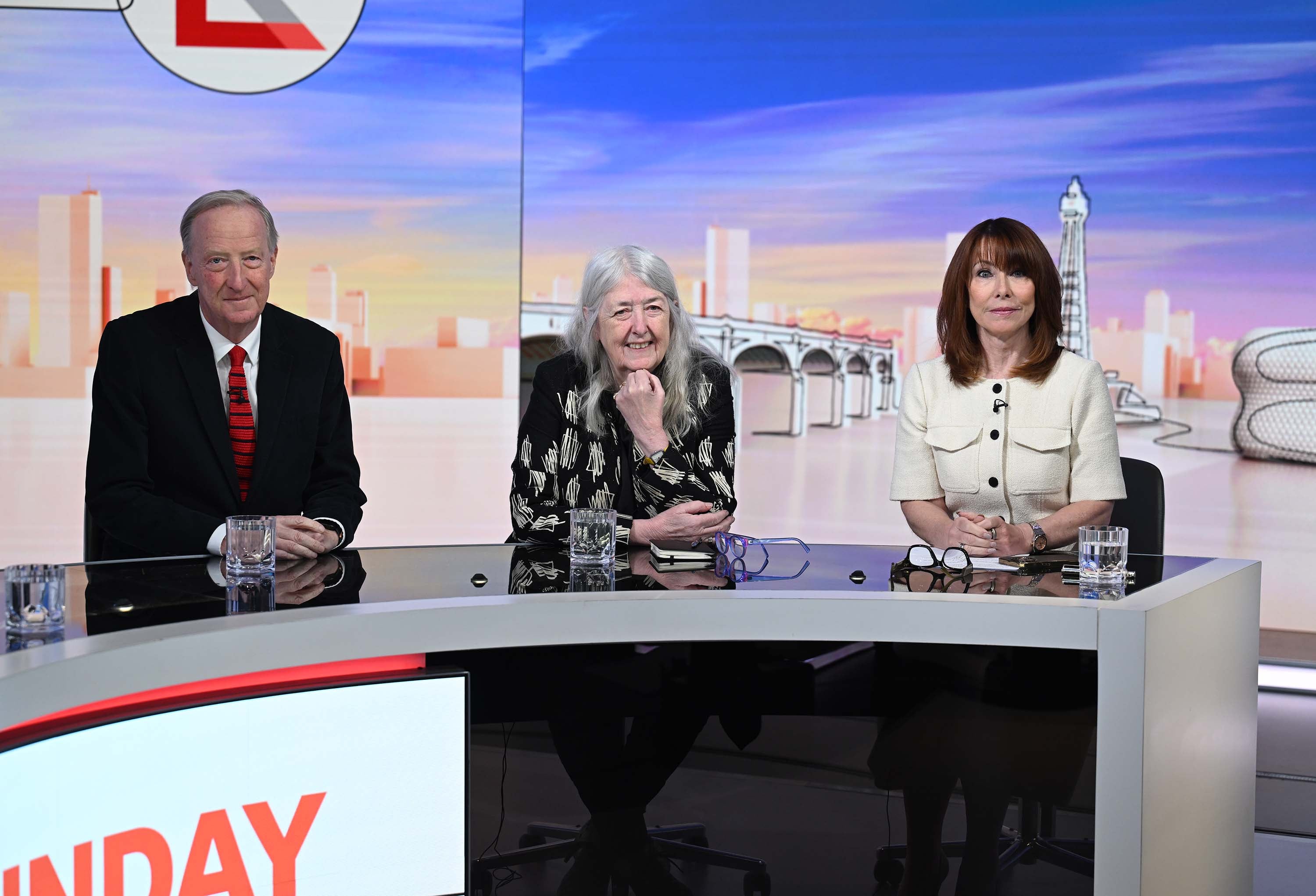 Burley (right) on ‘Sunday with Laura Kuenssberg’ earlier this month