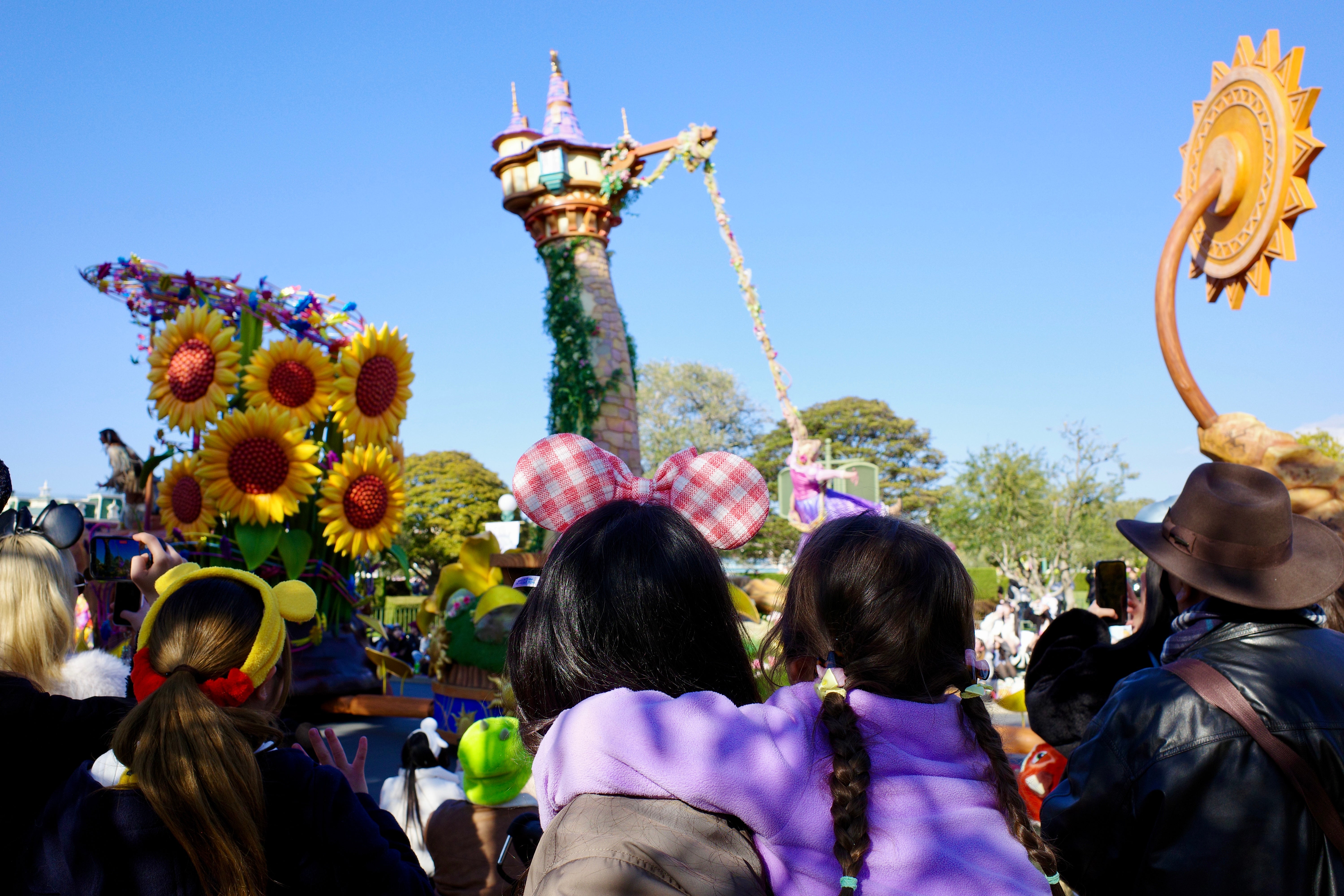 Disneyland proved popular with Jade's family