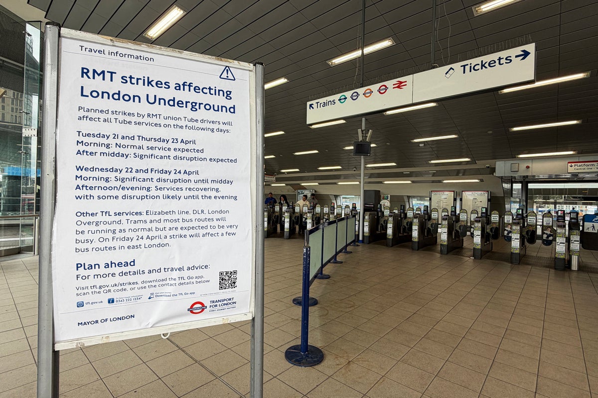What happened on first day of Tube strikes