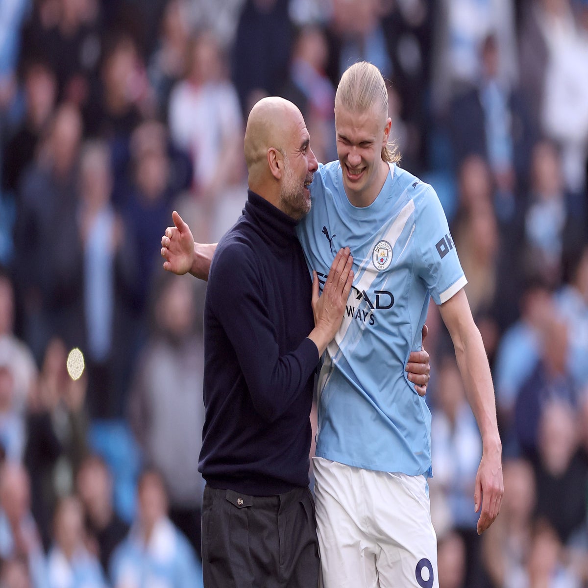 Pep Guardiola defends Man City celebrations after Arsenal win following Wayne  Rooney criticism | The Independent