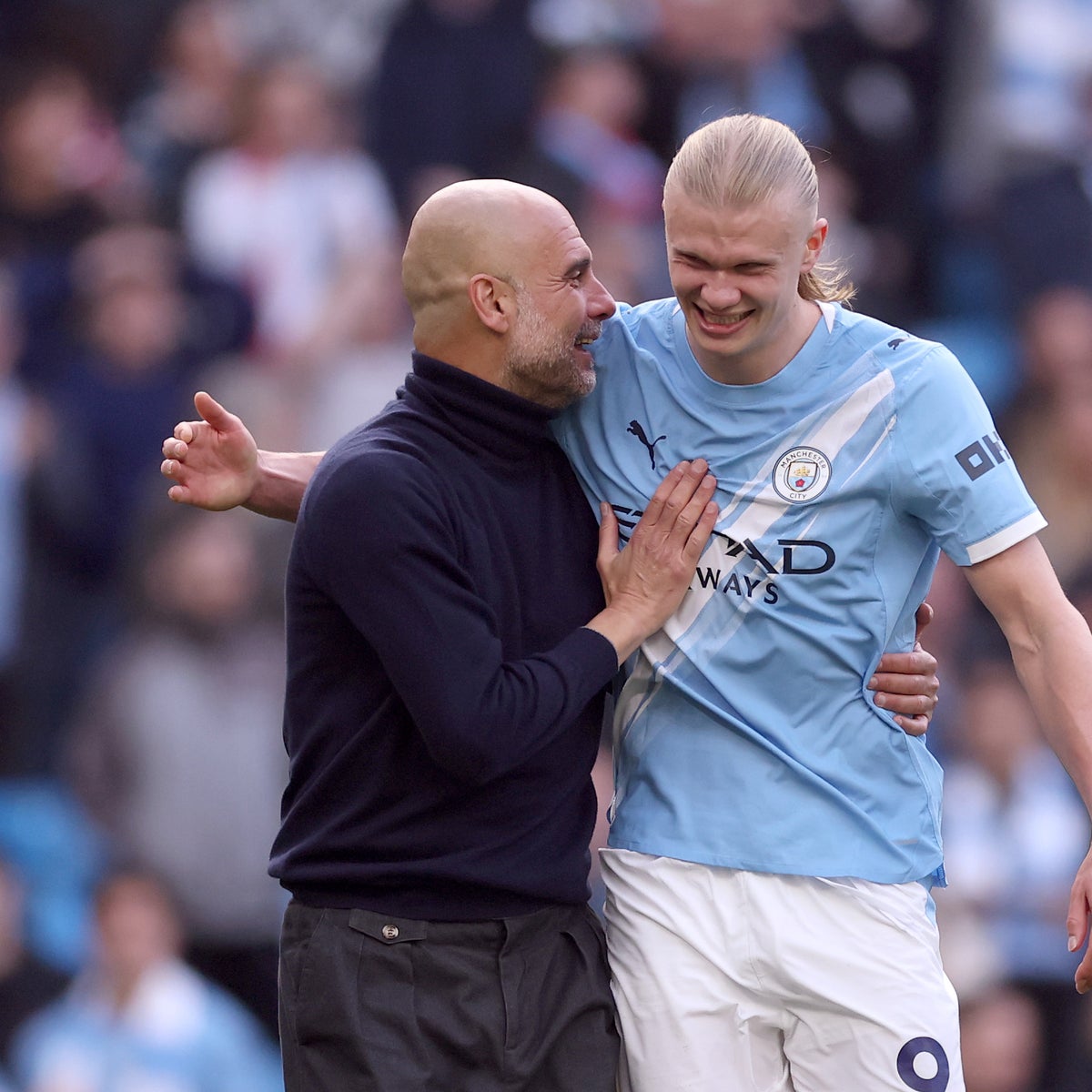 Pep Guardiola defends Man City celebrations after Arsenal win following Wayne Rooney criticism | The Independent