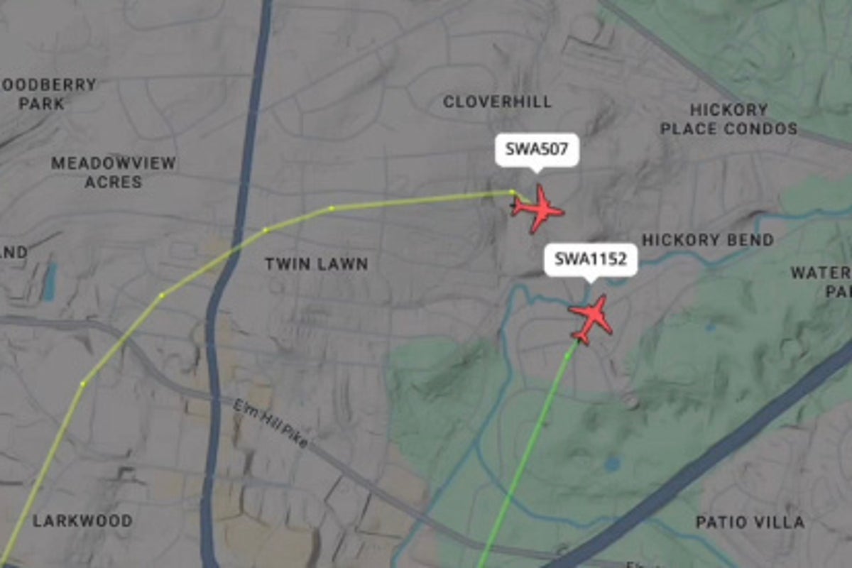 Mid-air collision between Southwest Airlines planes narrowly averted above Nashville
