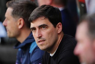 Andoni Iraola will leave Bournemouth at the end of the season (Owen Humphreys/PA)