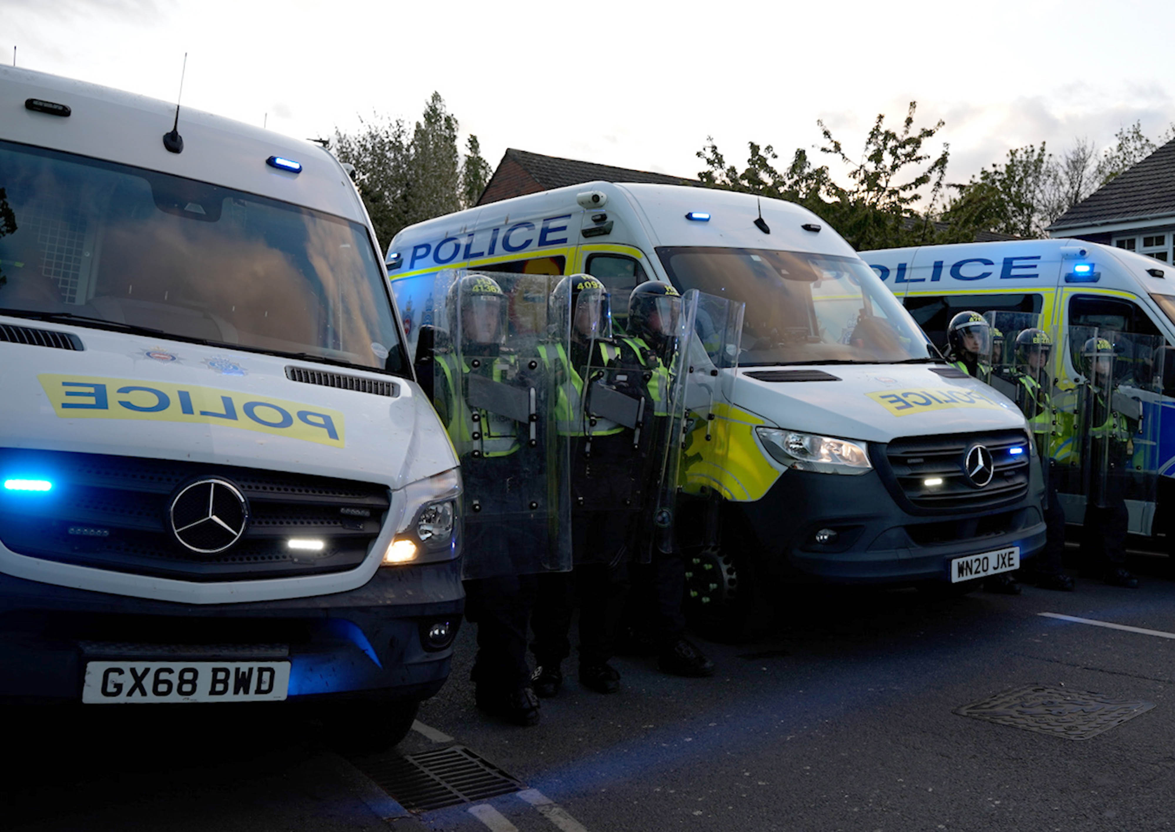 Protests take over the streets of Epsom resulting in four arrests
