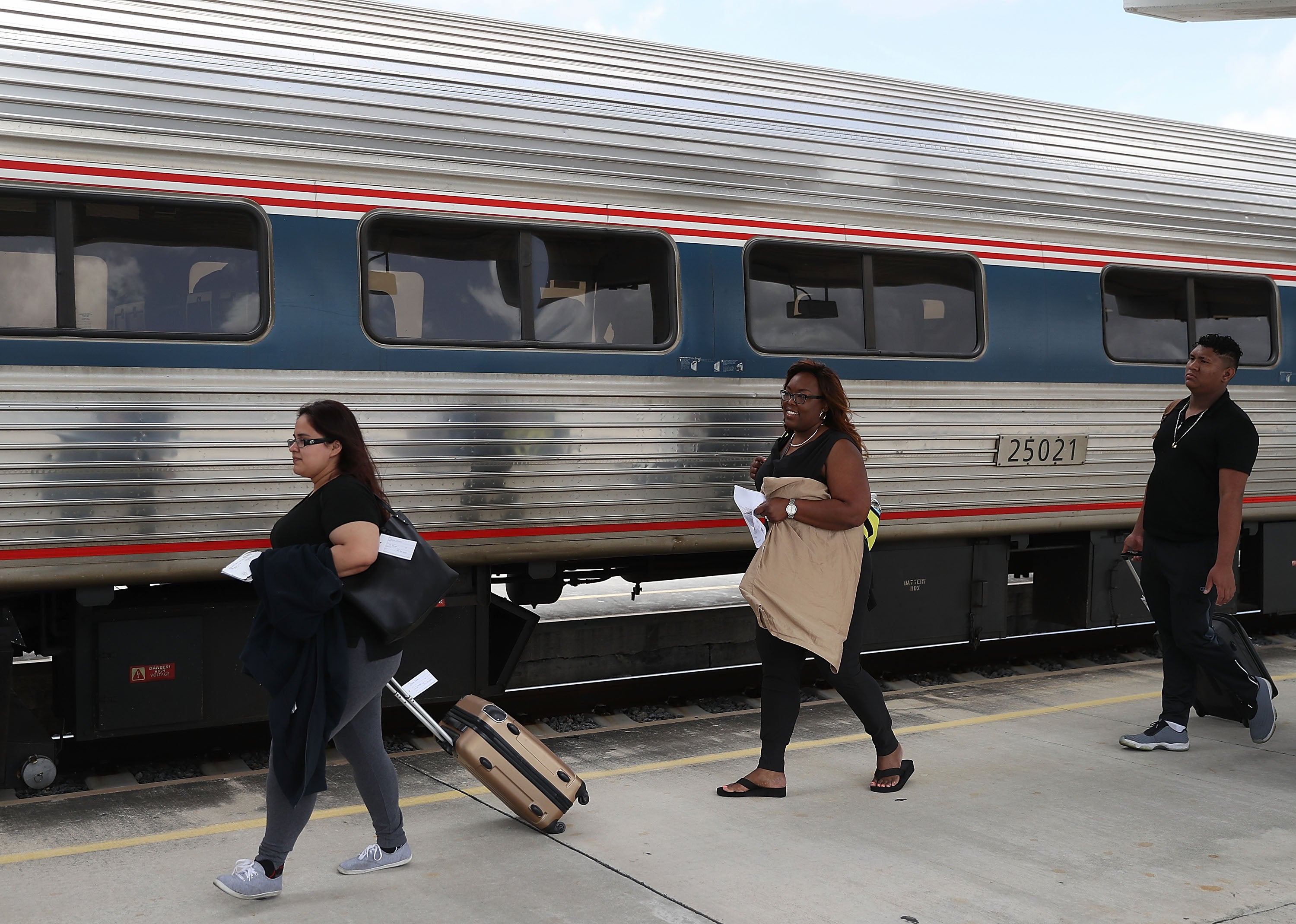 The Silver Meteor route, which runs between Miami and New York, was starting and ending in Jacksonville instead of South Florida Monday
