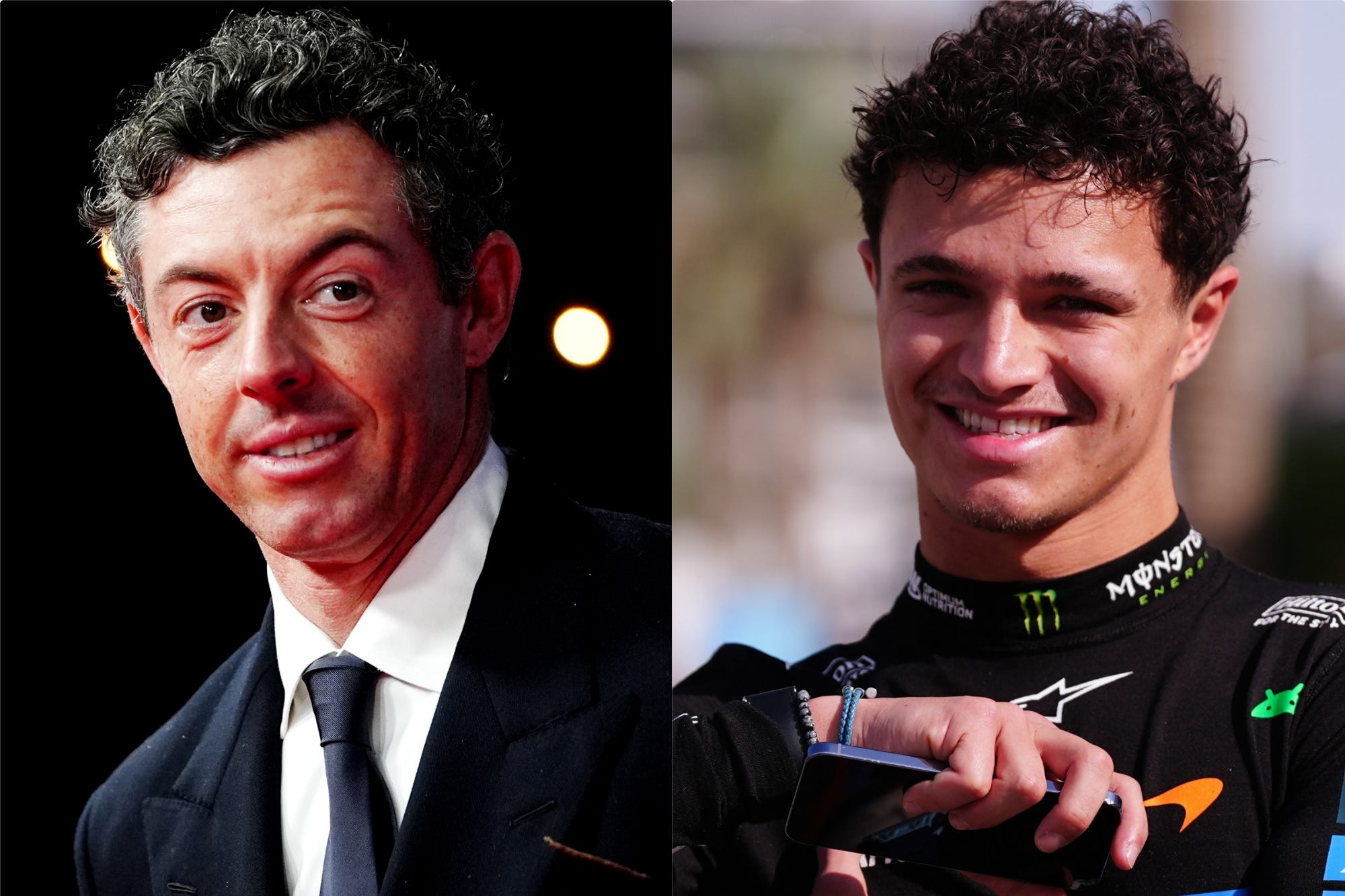 Rory McIlroy and Lando Norris were among those whose achievements were recognised at the Laureus World Sports Awards on Monday evening (PA)