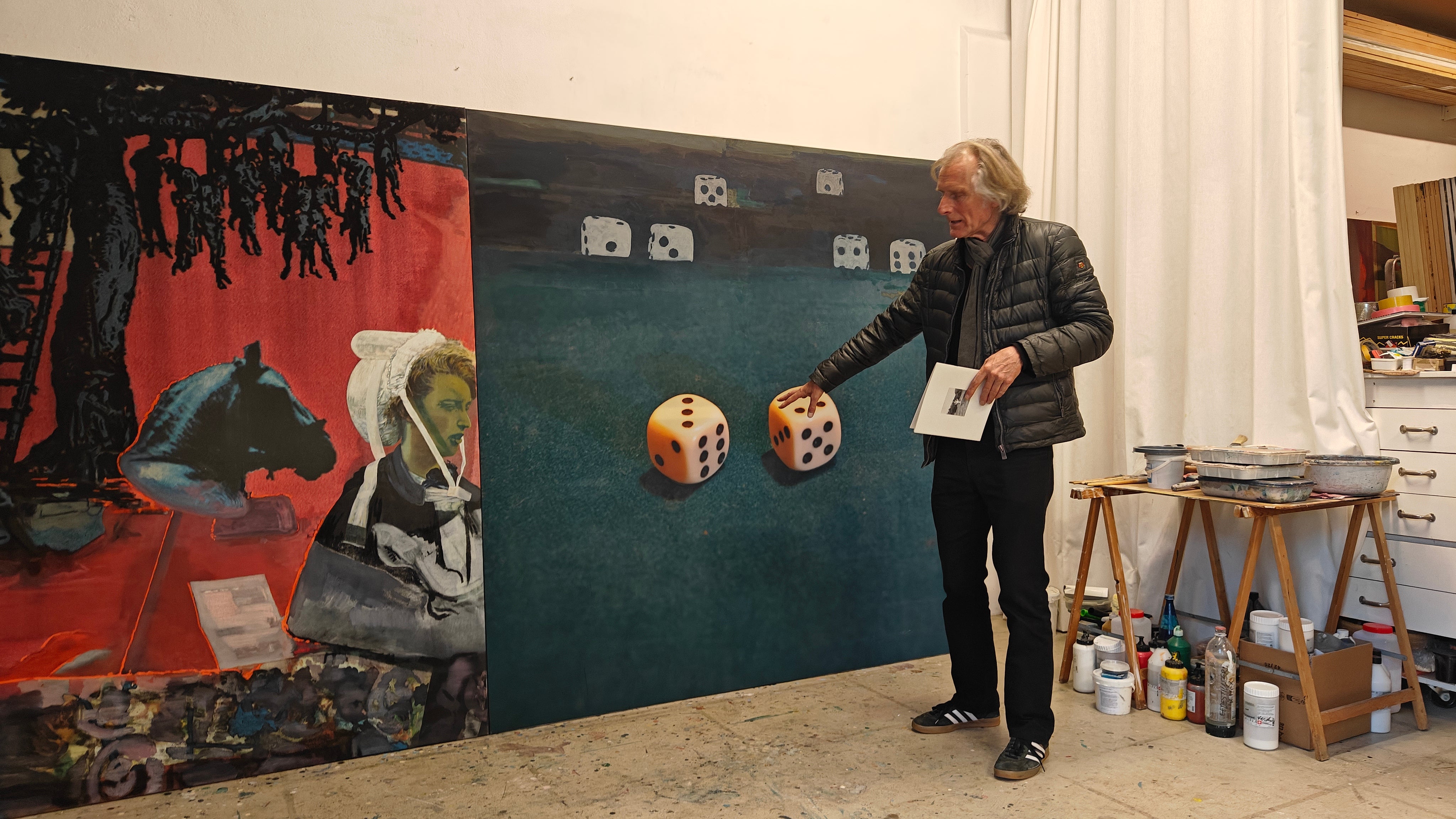 Local tour guide Robert took us to his own art studio during our Celebrity River Cruises Storyteller excursion