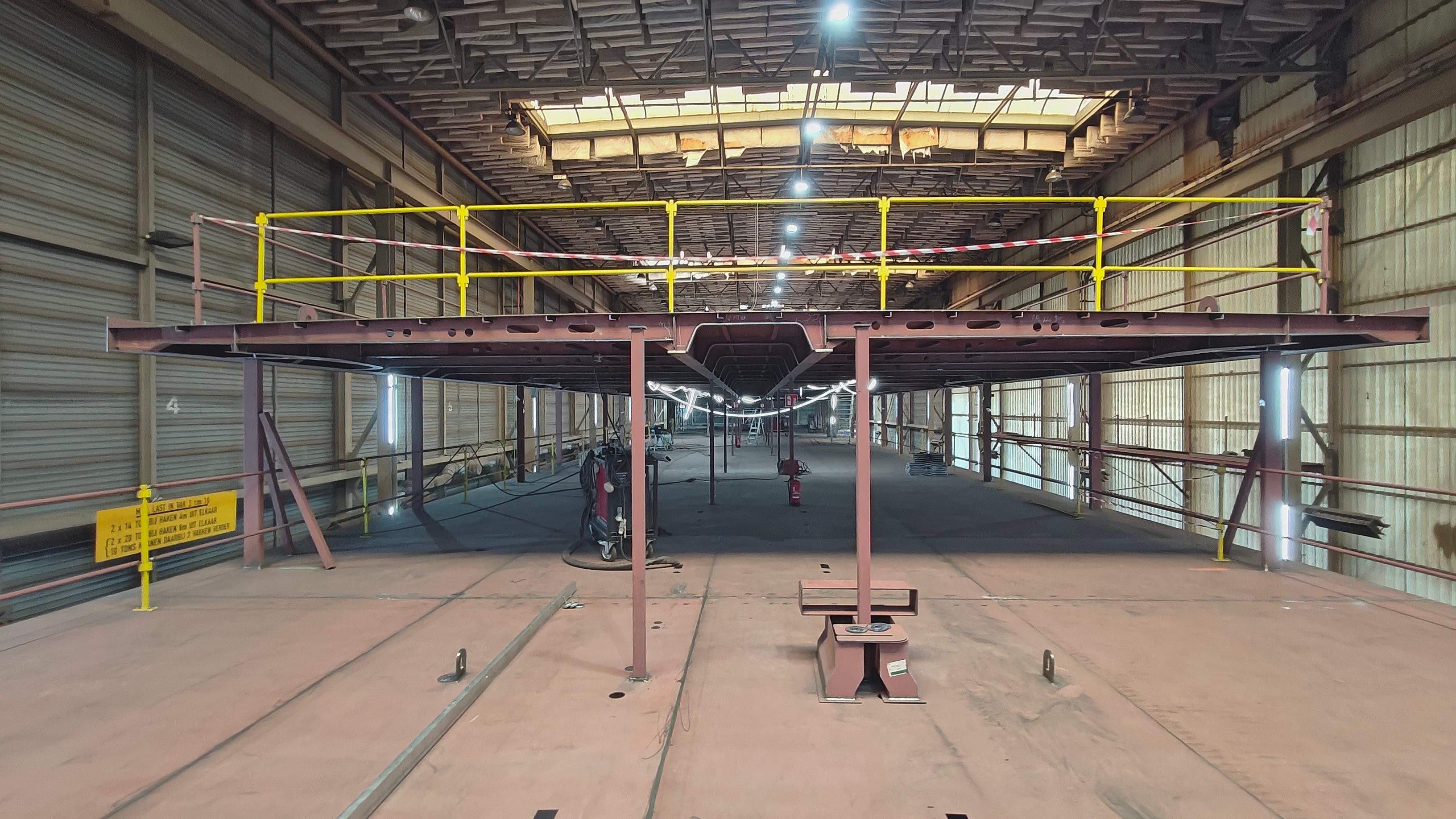 The cabins for Celebrity Compass will eventually be constructed on this steel platform