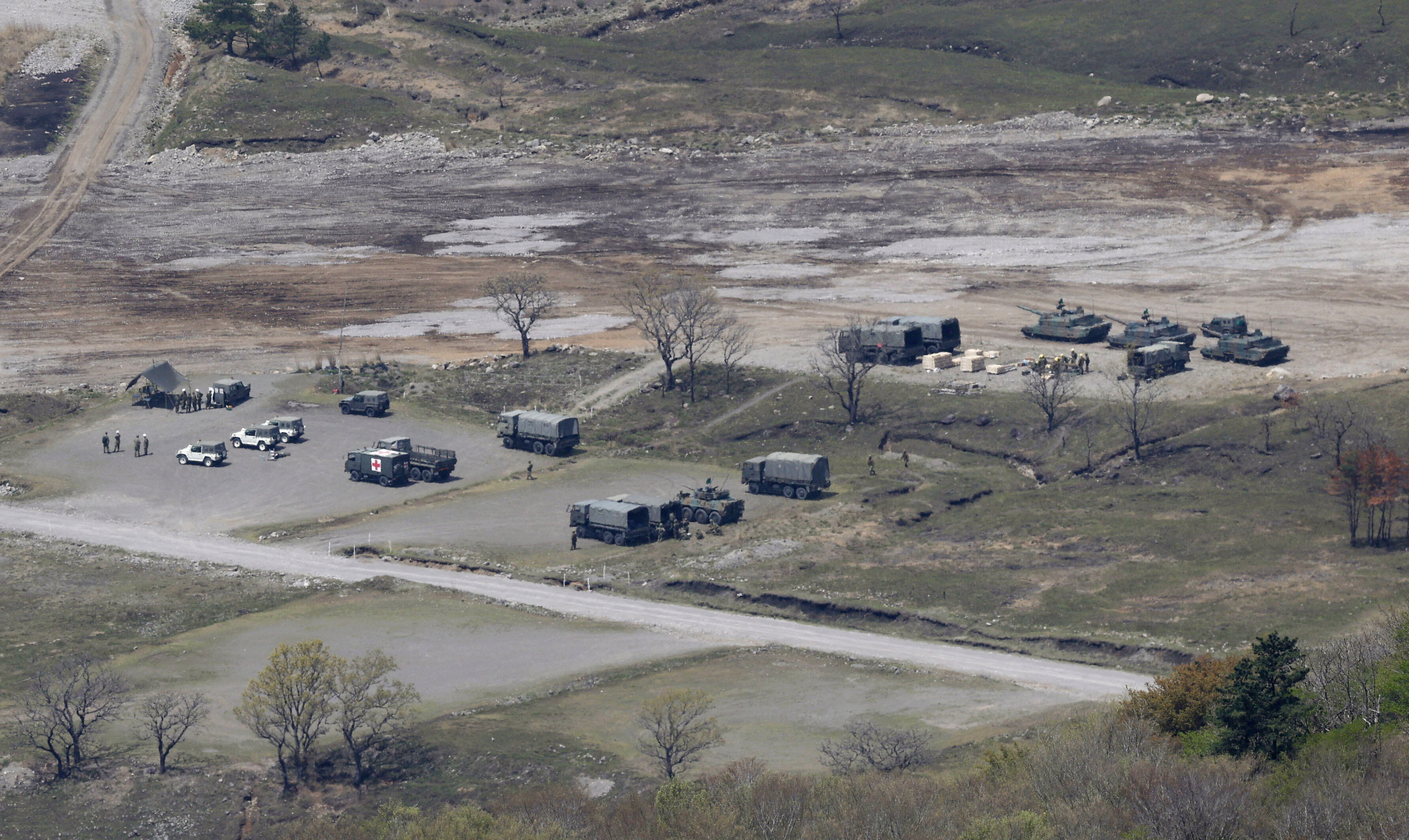 Japan Shell Explosion