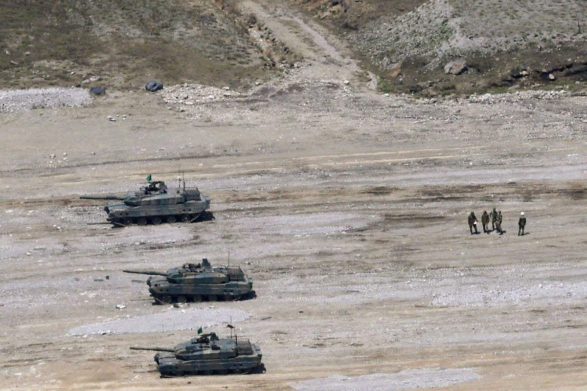 Three killed after shell explodes inside Japanese tank turret during exercise