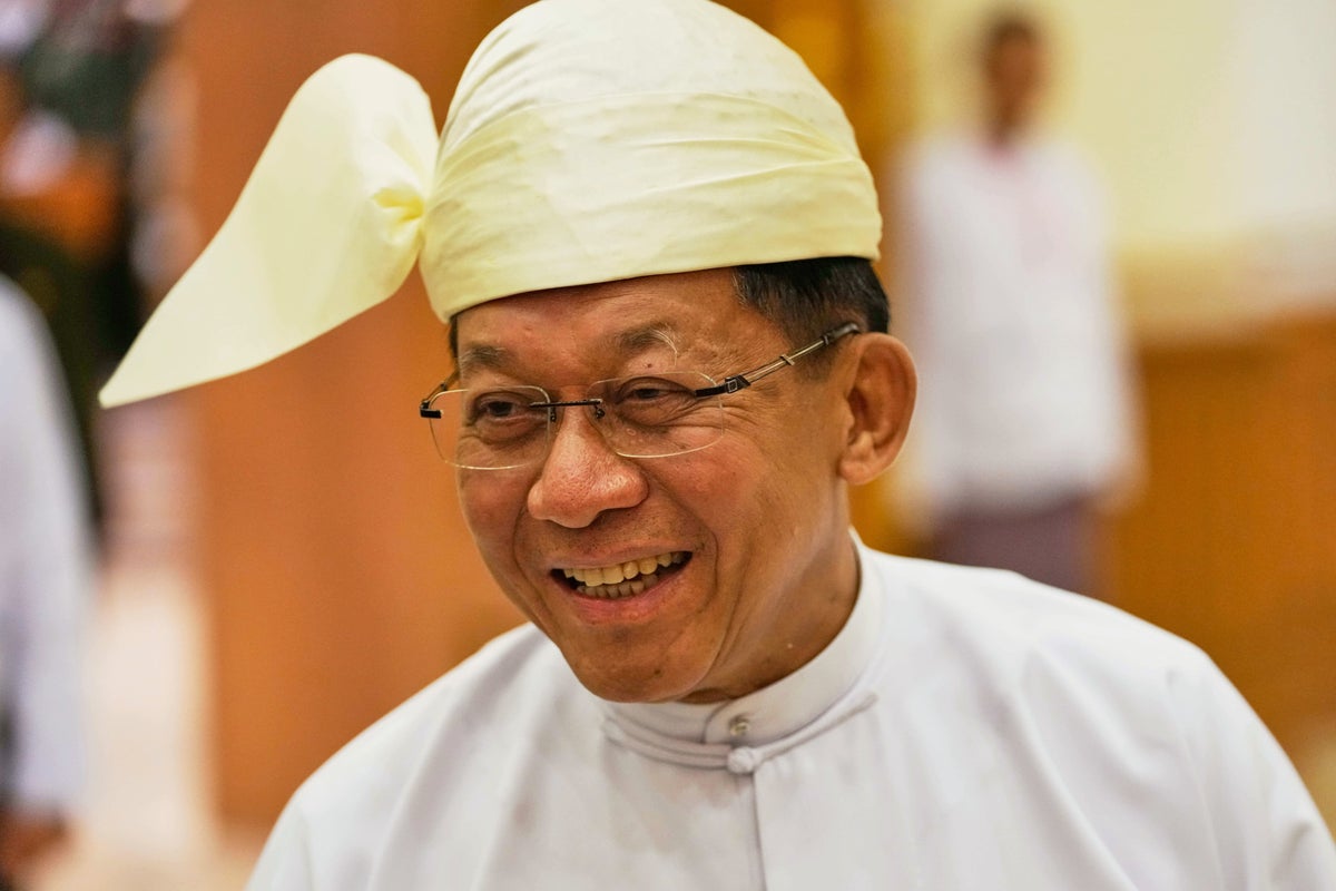 The head of Myanmar's army-backed government proposes new peace talks with armed resistance groups