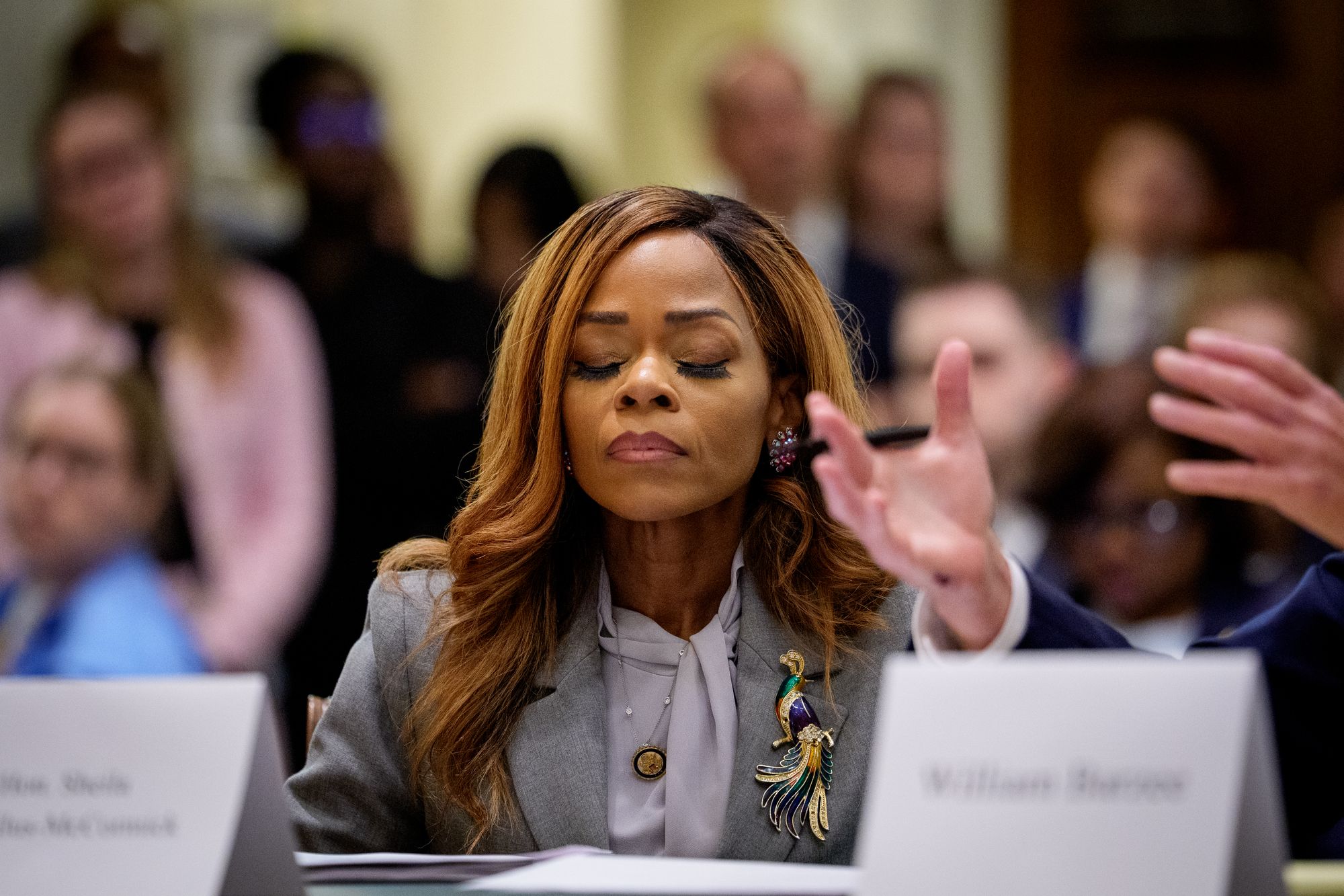 Cherfilus-McCormick appears for a hearing of the House Ethics Committee on Capitol Hill on March 26, 2026 in Washington, DC